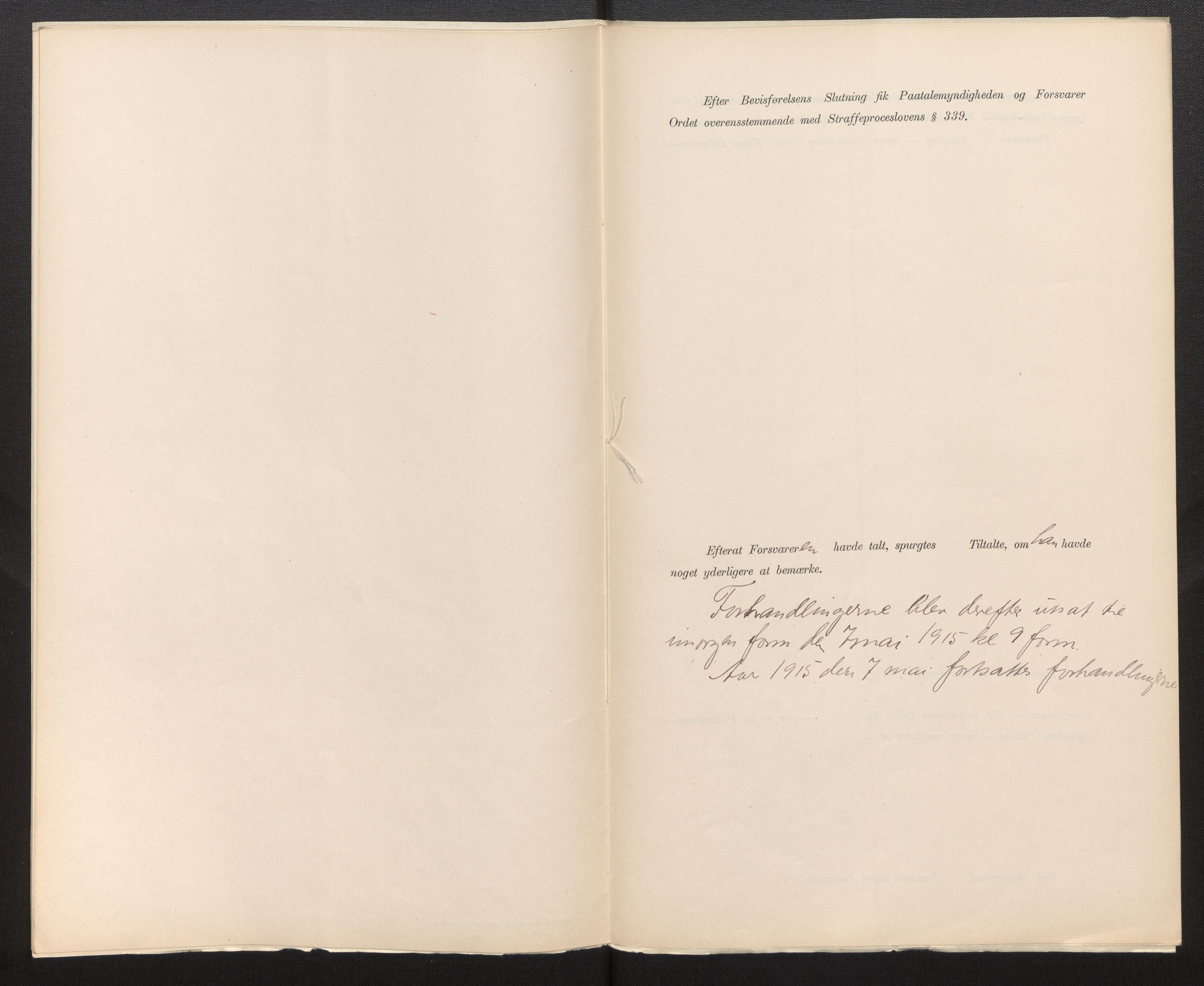 Gulating lagmannsrett, AV/SAB-A-60201/I/Ia/L0064: Straffesaker Hordaland, Sogn og Fjordane Lagsokn, 1915-1919