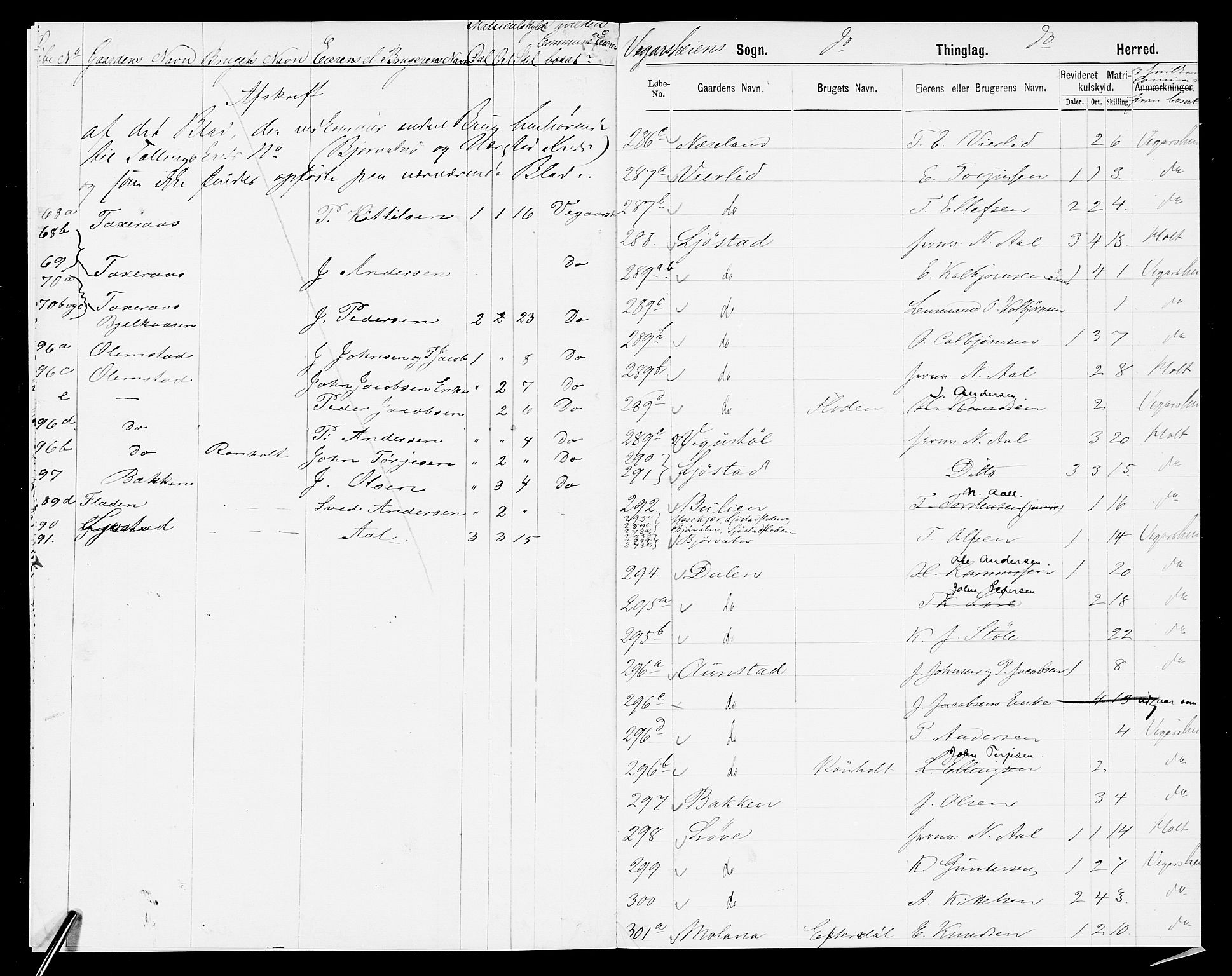 SAK, 1875 census for 0911P Gjerstad, 1875, p. 906