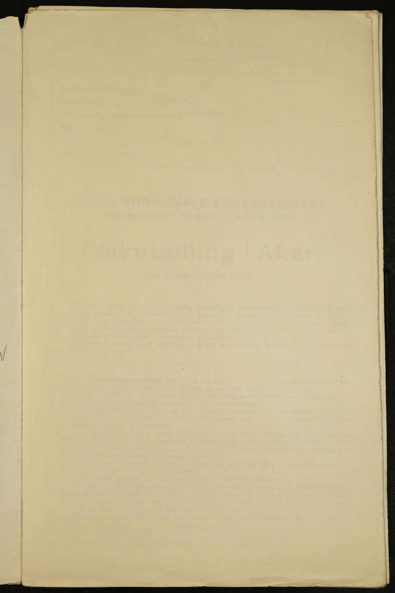 , Municipal Census 1923 for Aker, 1923, p. 7390