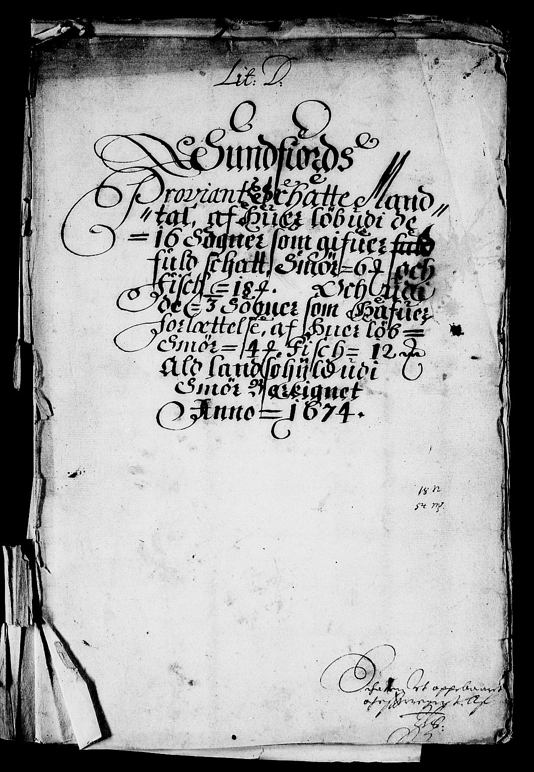 Rentekammeret inntil 1814, Reviderte regnskaper, Stiftamtstueregnskaper, Bergen stiftamt, AV/RA-EA-6043/R/Rc/L0039: Bergen stiftamt, 1674-1679