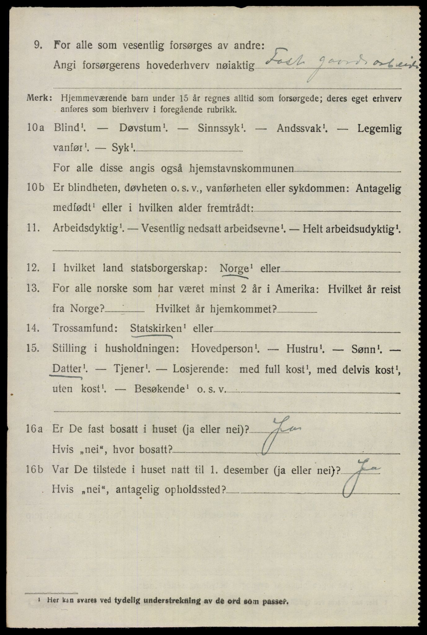 SAO, 1920 census for Nes, 1920, p. 21061