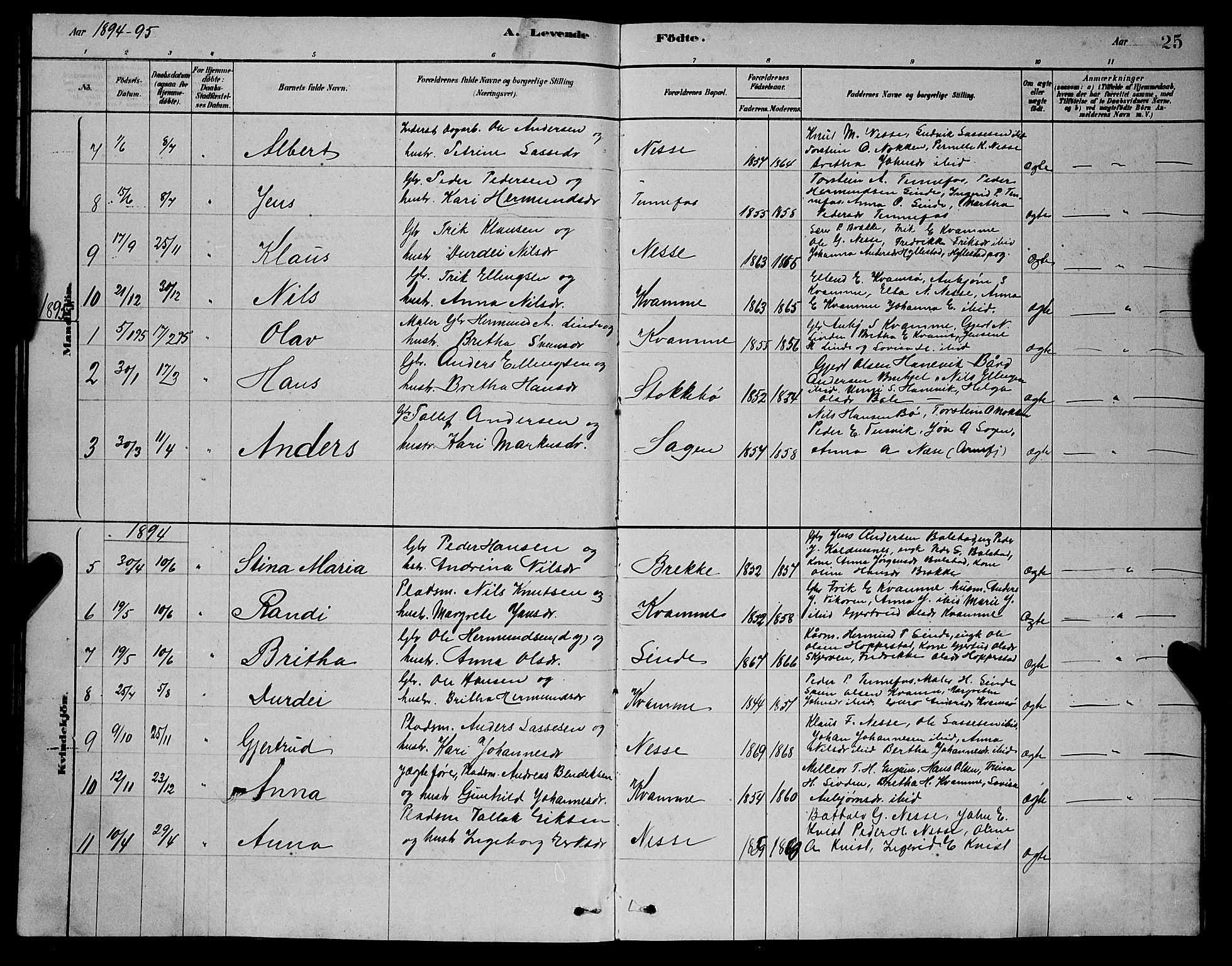 Balestrand sokneprestembete, SAB/A-79601/H/Hab/Habc/L0002: Parish register (copy) no. C 2, 1878-1895, p. 25