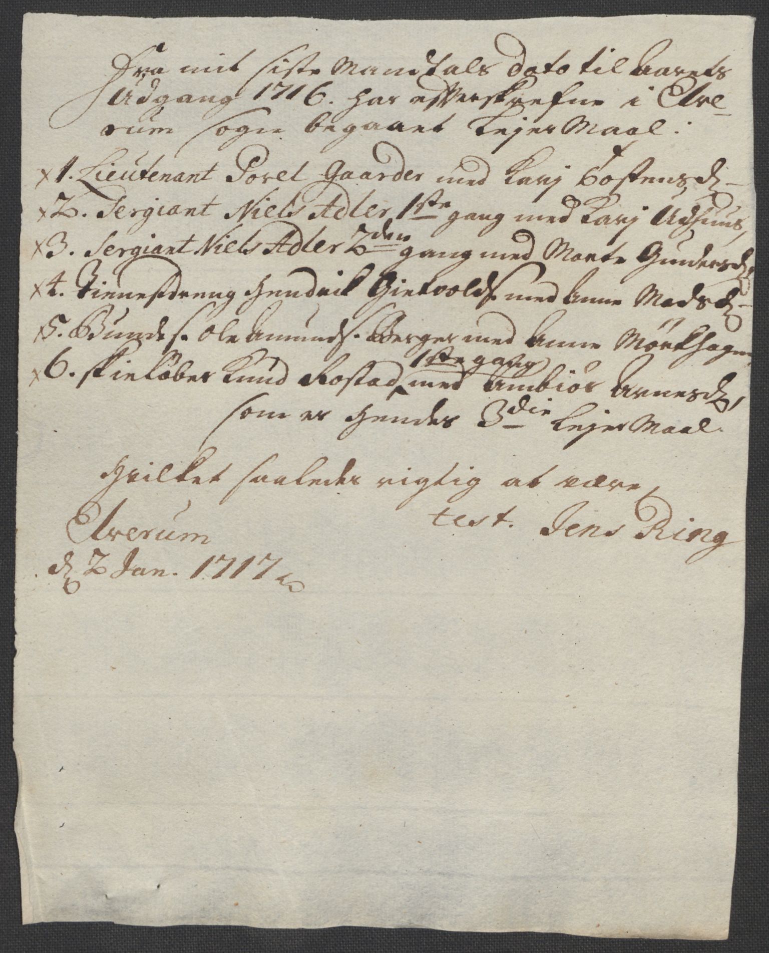 Rentekammeret inntil 1814, Reviderte regnskaper, Fogderegnskap, RA/EA-4092/R13/L0855: Fogderegnskap Solør, Odal og Østerdal, 1716, p. 271