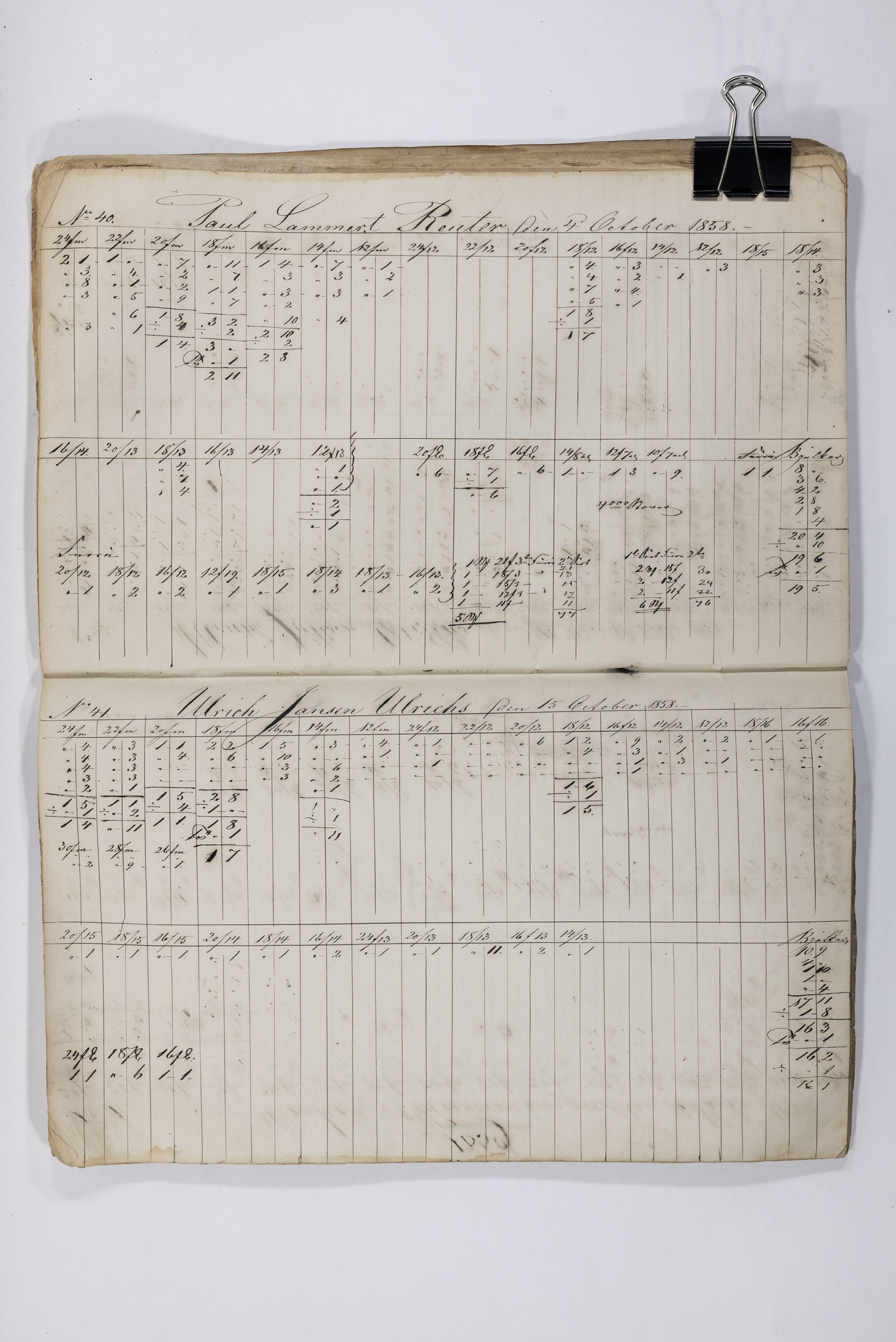 Blehr/ Kjellestad, TEMU/TGM-A-1212/E/Eb/L0008: Ladnings Liste, 1857-1859, p. 65