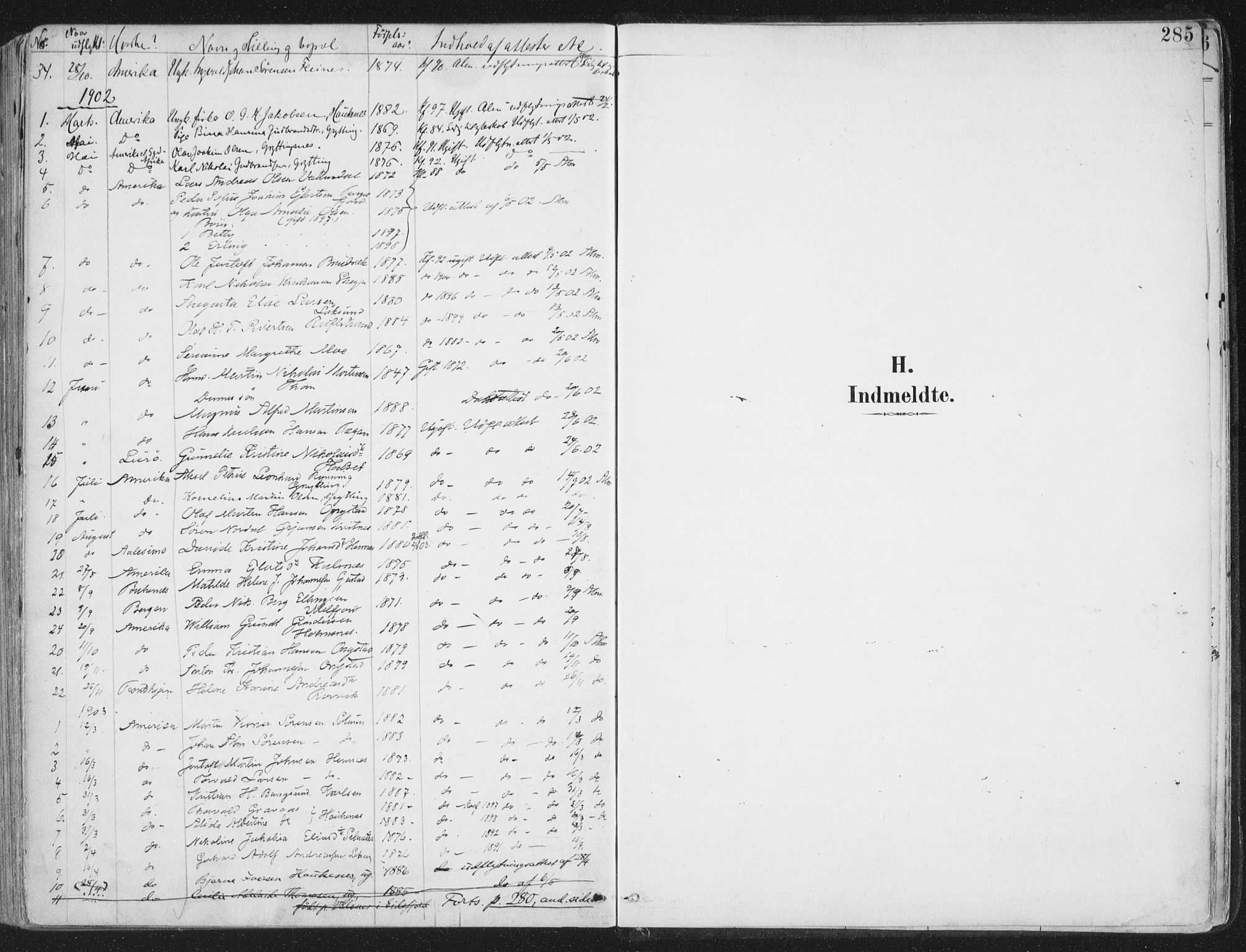 Ministerialprotokoller, klokkerbøker og fødselsregistre - Nordland, AV/SAT-A-1459/888/L1246: Parish register (official) no. 888A12, 1891-1903, p. 285
