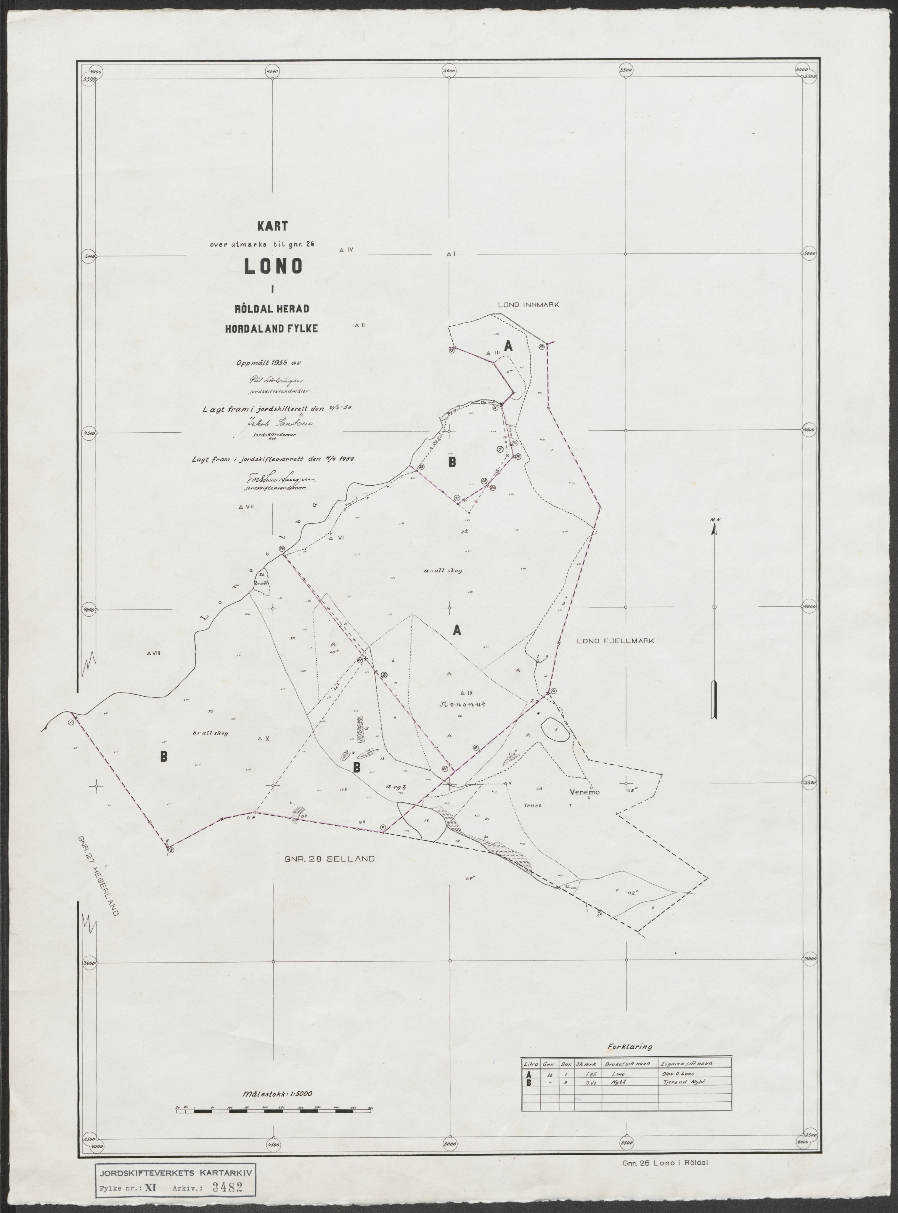 Jordskifteverkets kartarkiv, RA/S-3929/T, 1859-1988, p. 3975