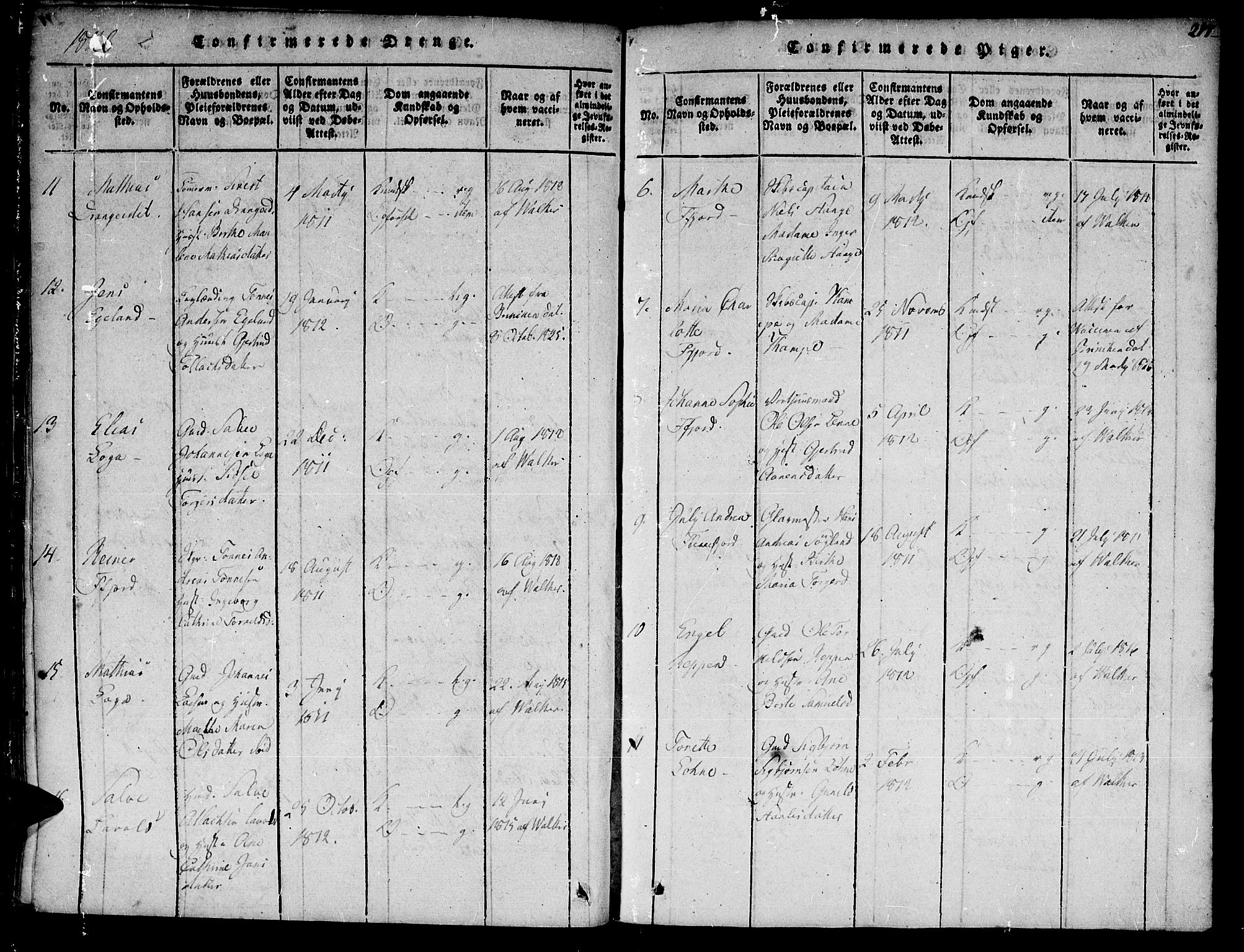 Flekkefjord sokneprestkontor, SAK/1111-0012/F/Fa/Fac/L0002: Parish register (official) no. A 2, 1815-1826, p. 277