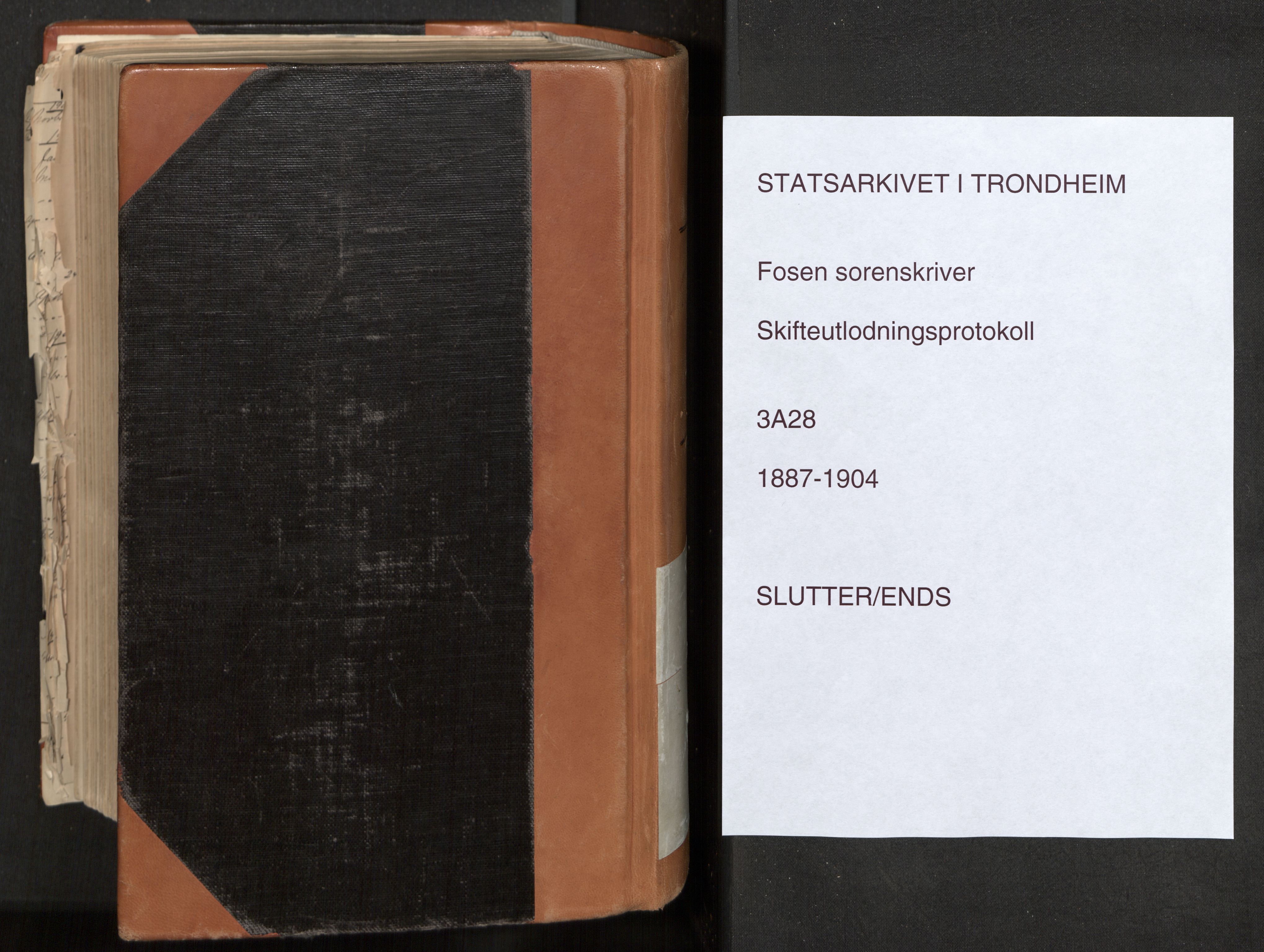 Fosen sorenskriveri, AV/SAT-A-1107/1/3/3A/L0028: Skifteutlodningsprotokoll nr. 7, 1887-1904