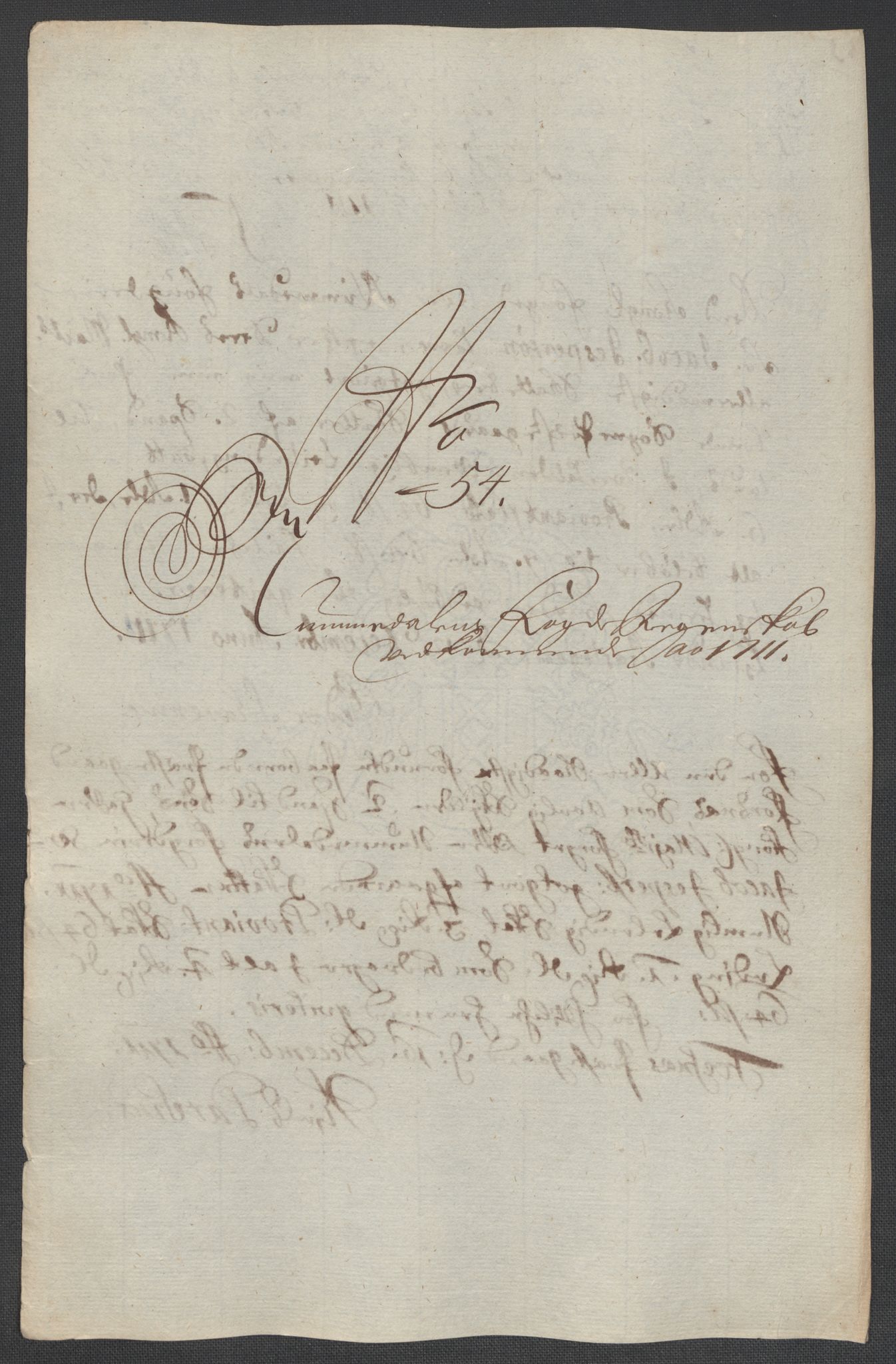 Rentekammeret inntil 1814, Reviderte regnskaper, Fogderegnskap, AV/RA-EA-4092/R64/L4432: Fogderegnskap Namdal, 1711, p. 196