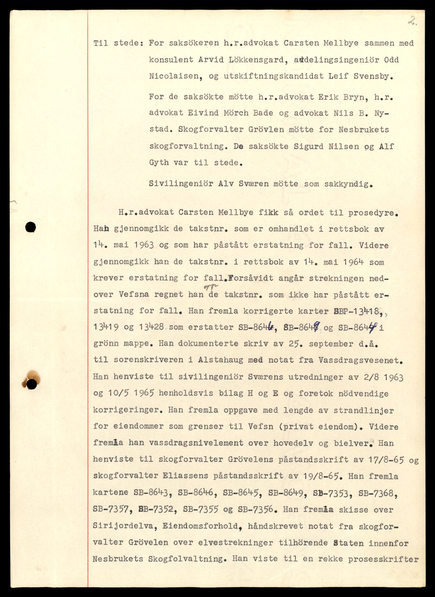 Søndre Helgeland sorenskriveri, SAT/A-4575/1/1/1O/1Oe/L0017: B-saker, 1961, p. 179