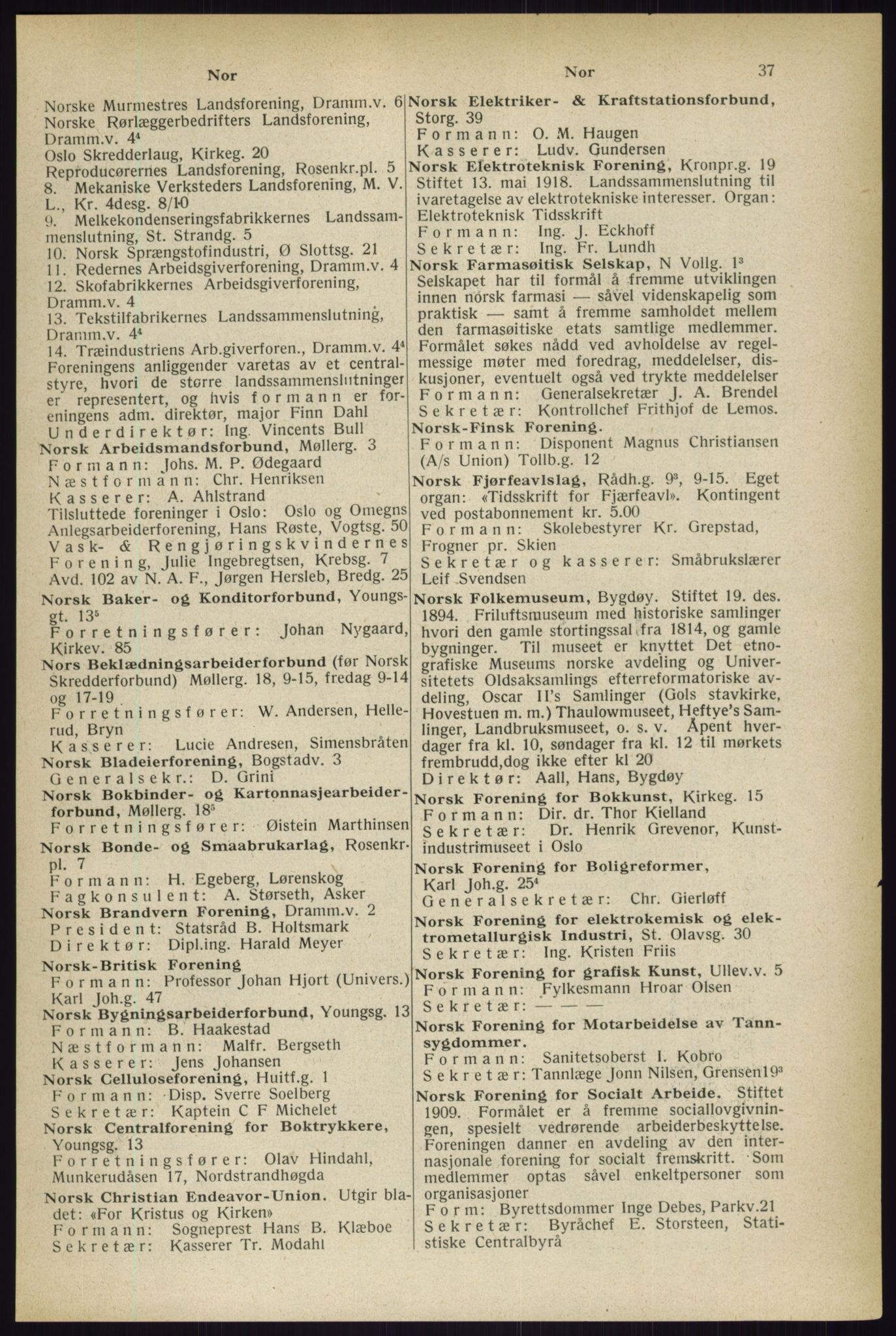 Kristiania/Oslo adressebok, PUBL/-, 1933, p. 37