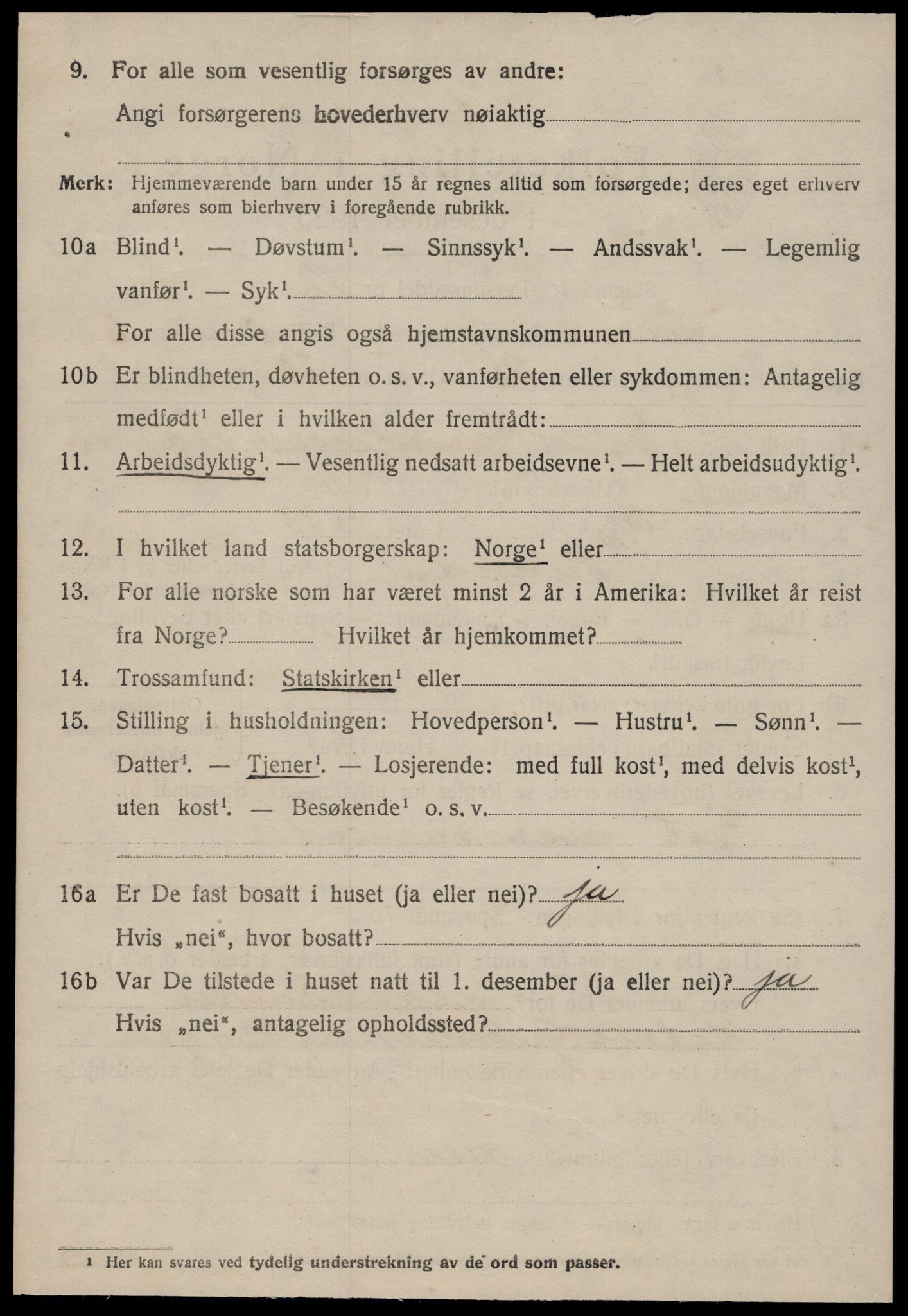 SAT, 1920 census for Sunndal, 1920, p. 3841