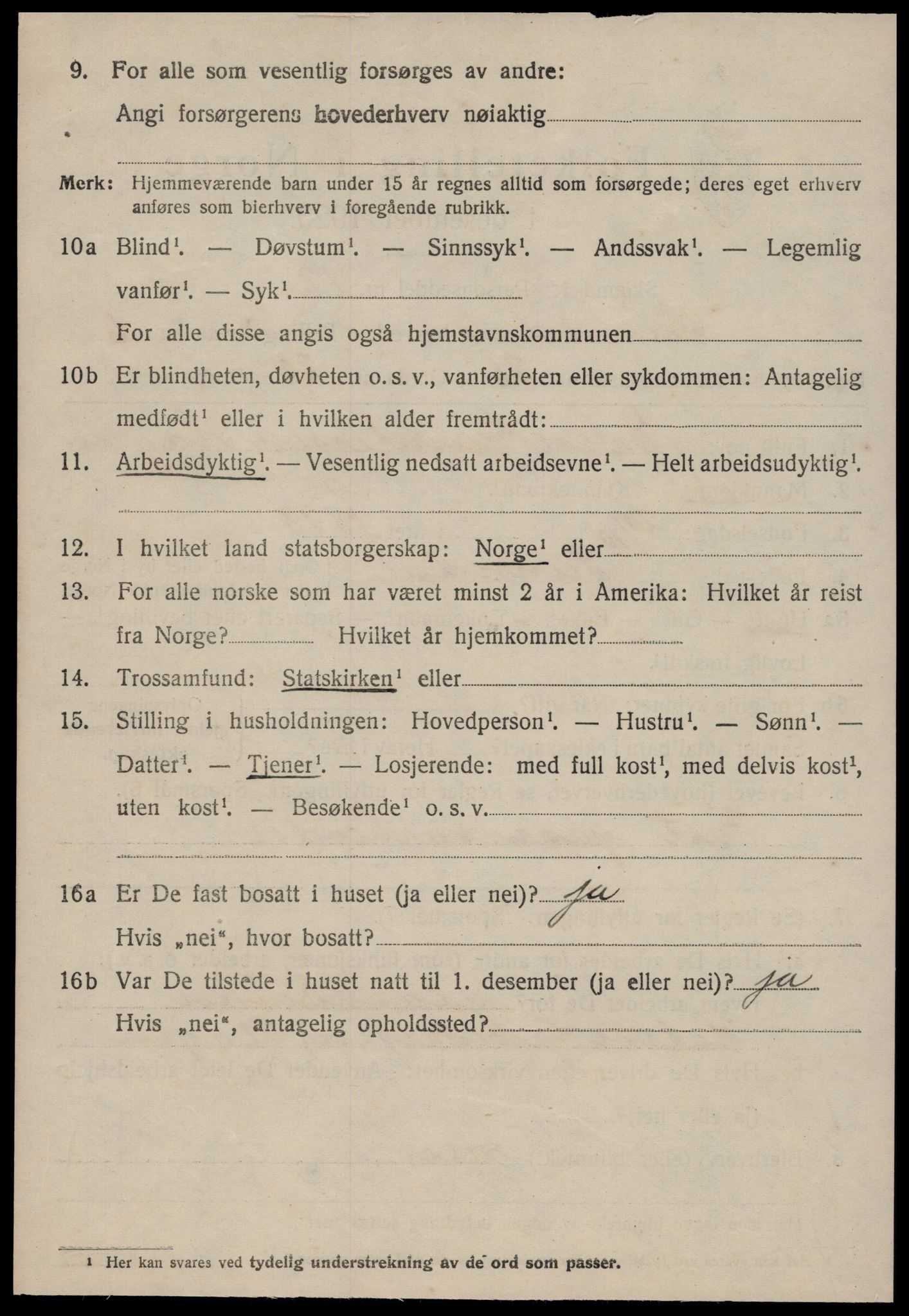 SAT, 1920 census for Sunndal, 1920, p. 3841