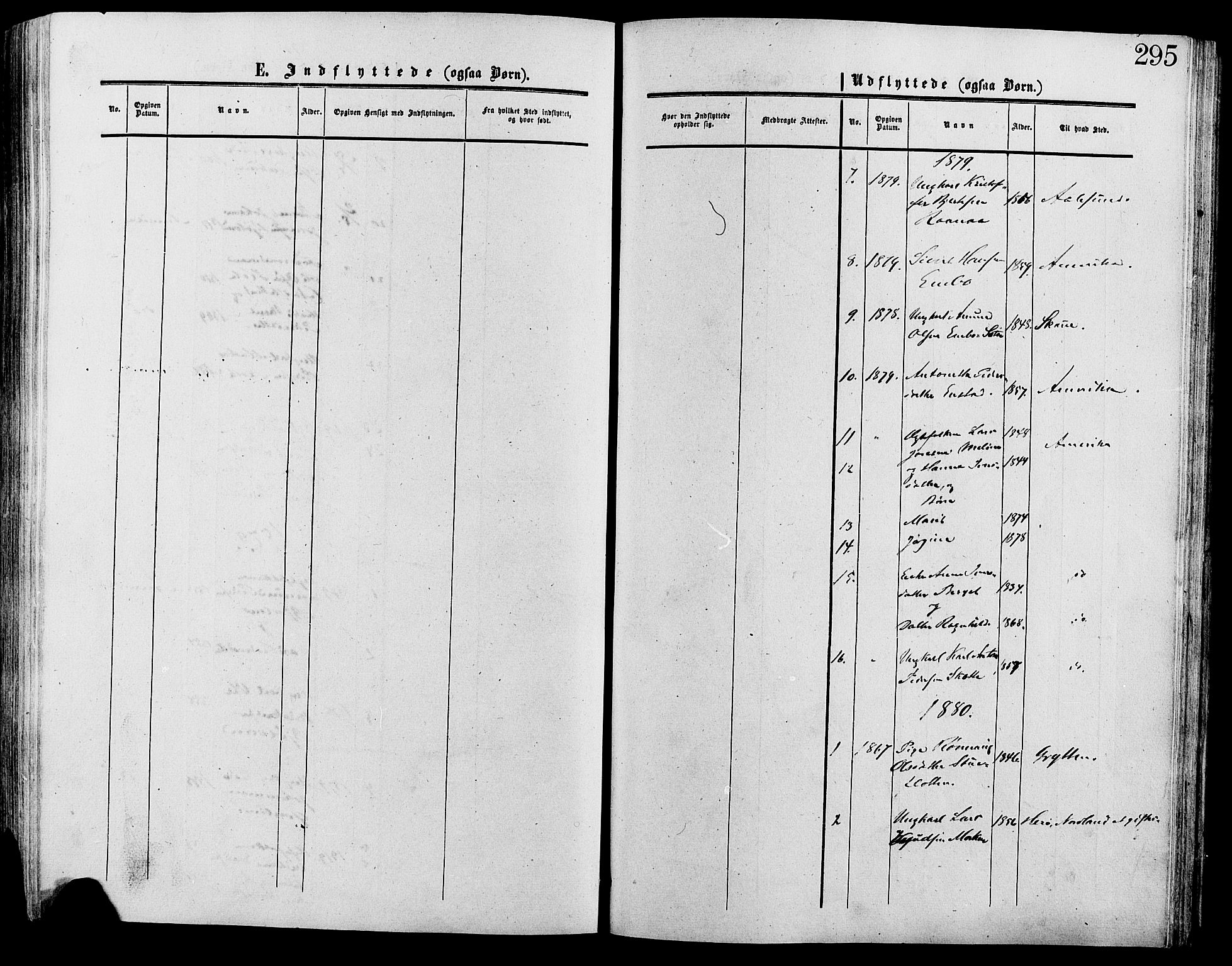 Lesja prestekontor, AV/SAH-PREST-068/H/Ha/Haa/L0009: Parish register (official) no. 9, 1854-1889, p. 295