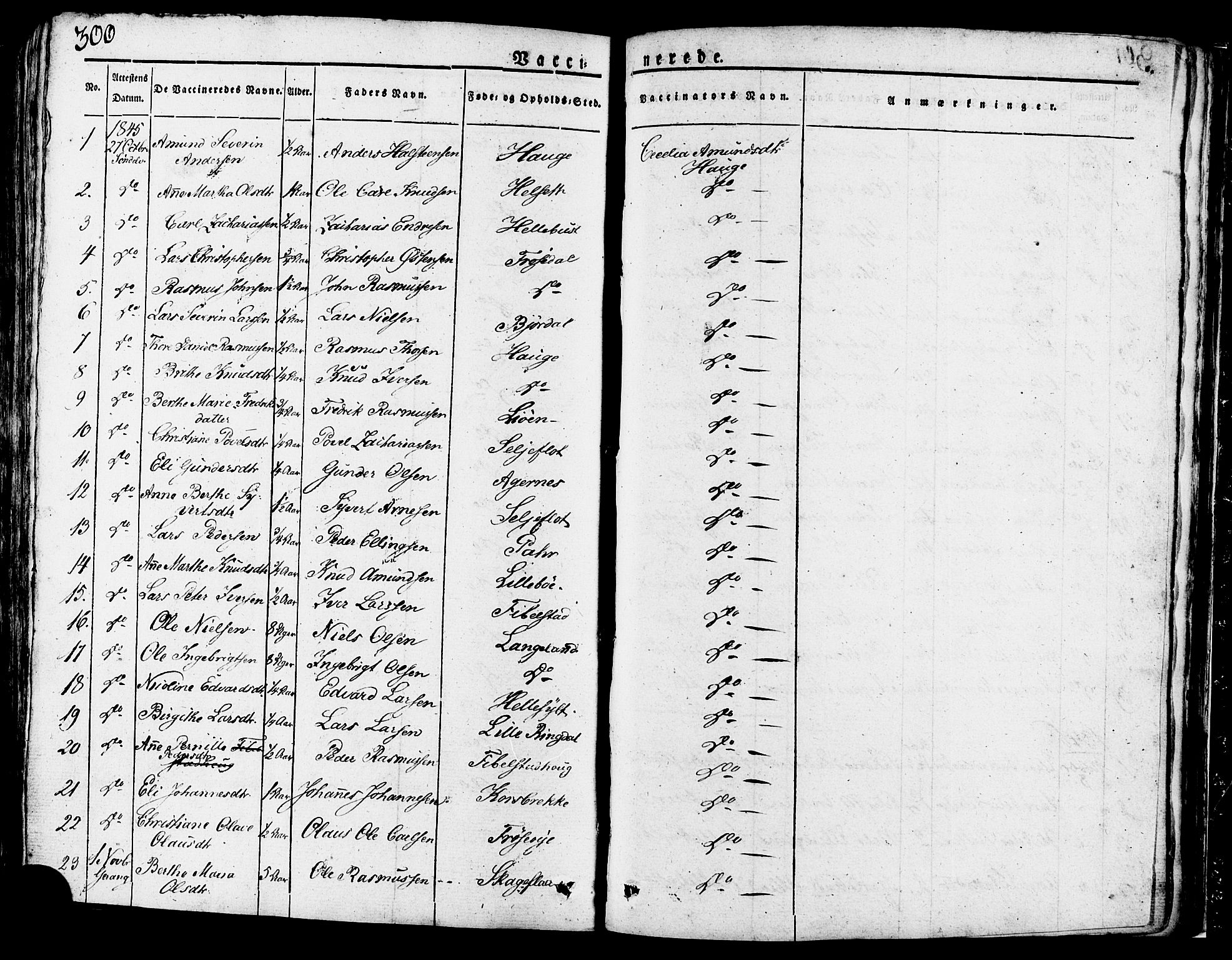 Ministerialprotokoller, klokkerbøker og fødselsregistre - Møre og Romsdal, SAT/A-1454/517/L0221: Parish register (official) no. 517A01, 1827-1858, p. 300