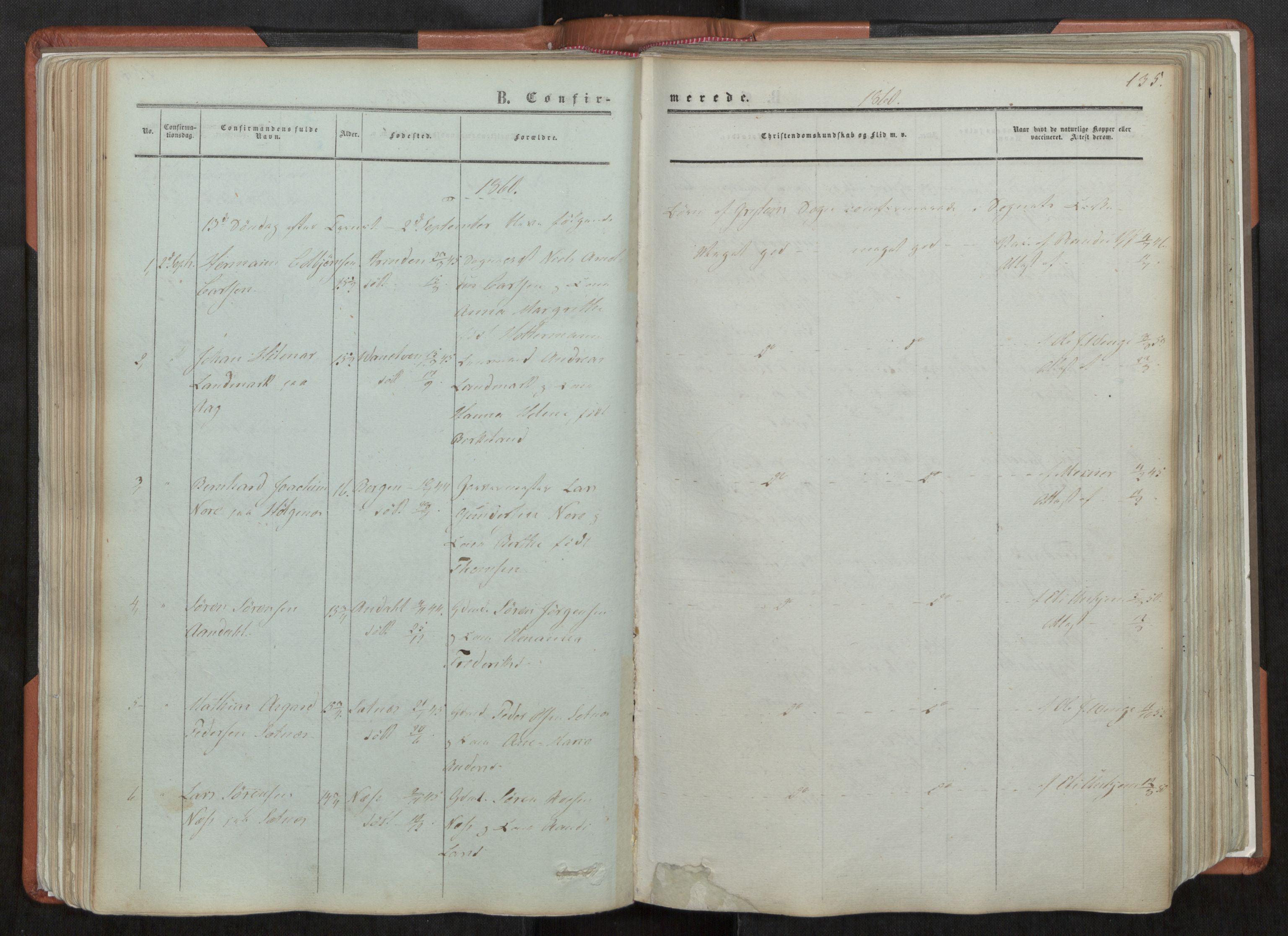 Ministerialprotokoller, klokkerbøker og fødselsregistre - Møre og Romsdal, AV/SAT-A-1454/544/L0572: Parish register (official) no. 544A05, 1854-1886, p. 135