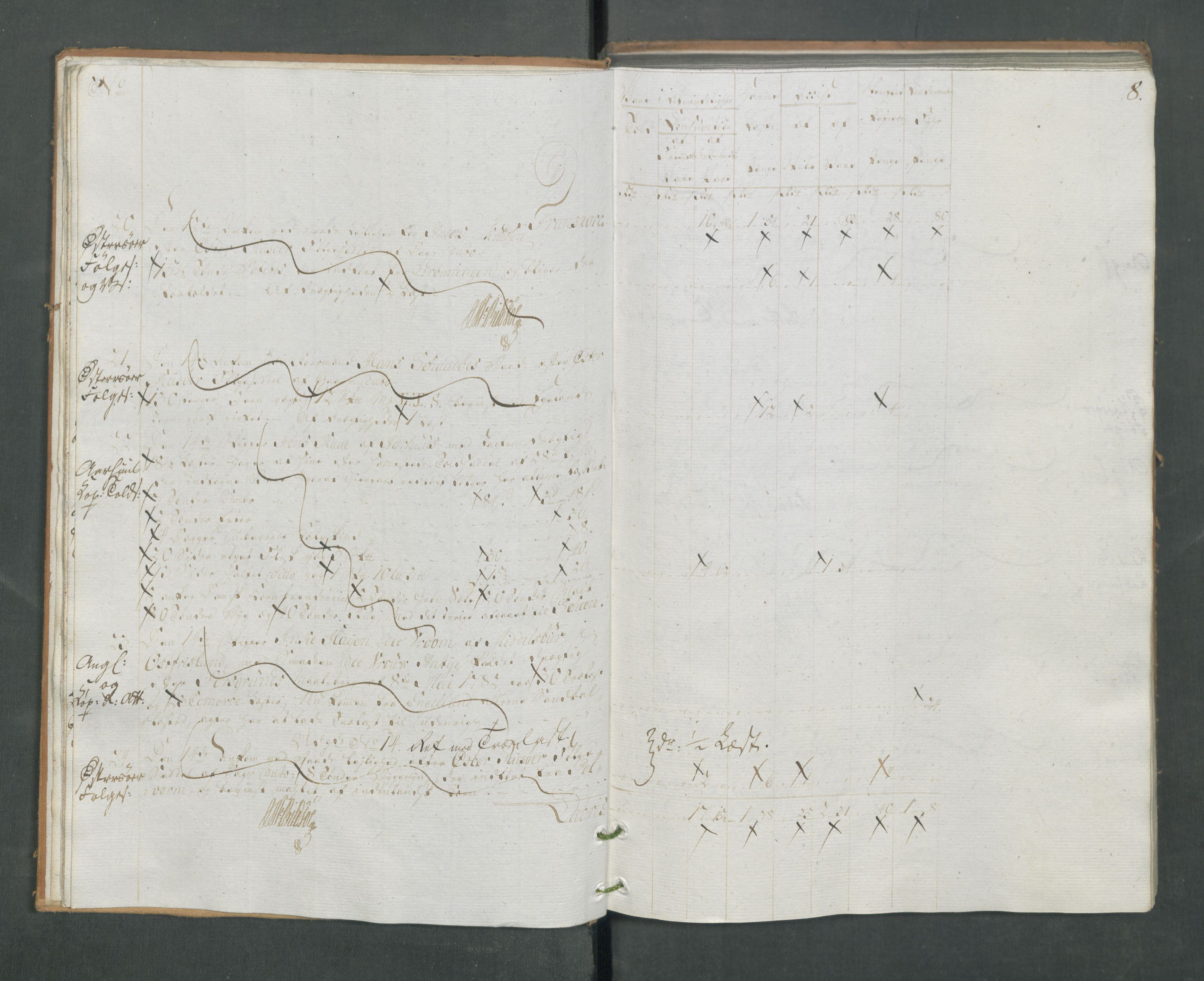 Generaltollkammeret, tollregnskaper, RA/EA-5490/R13/L0085/0001: Tollregnskaper Kragerø / Inngående tollbok, 1790-1792, p. 7b-8a