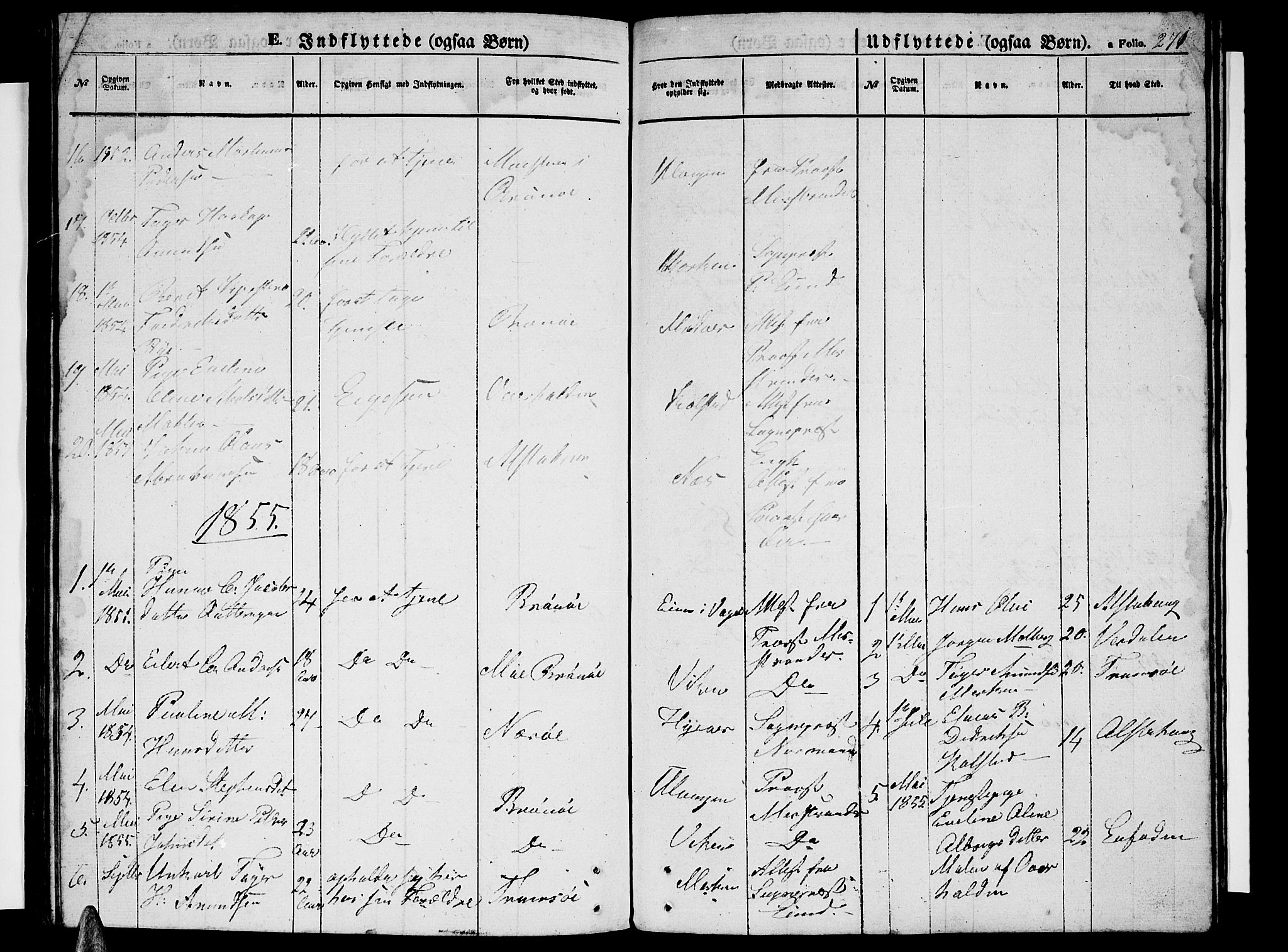 Ministerialprotokoller, klokkerbøker og fødselsregistre - Nordland, SAT/A-1459/816/L0251: Parish register (copy) no. 816C01, 1852-1870, p. 271