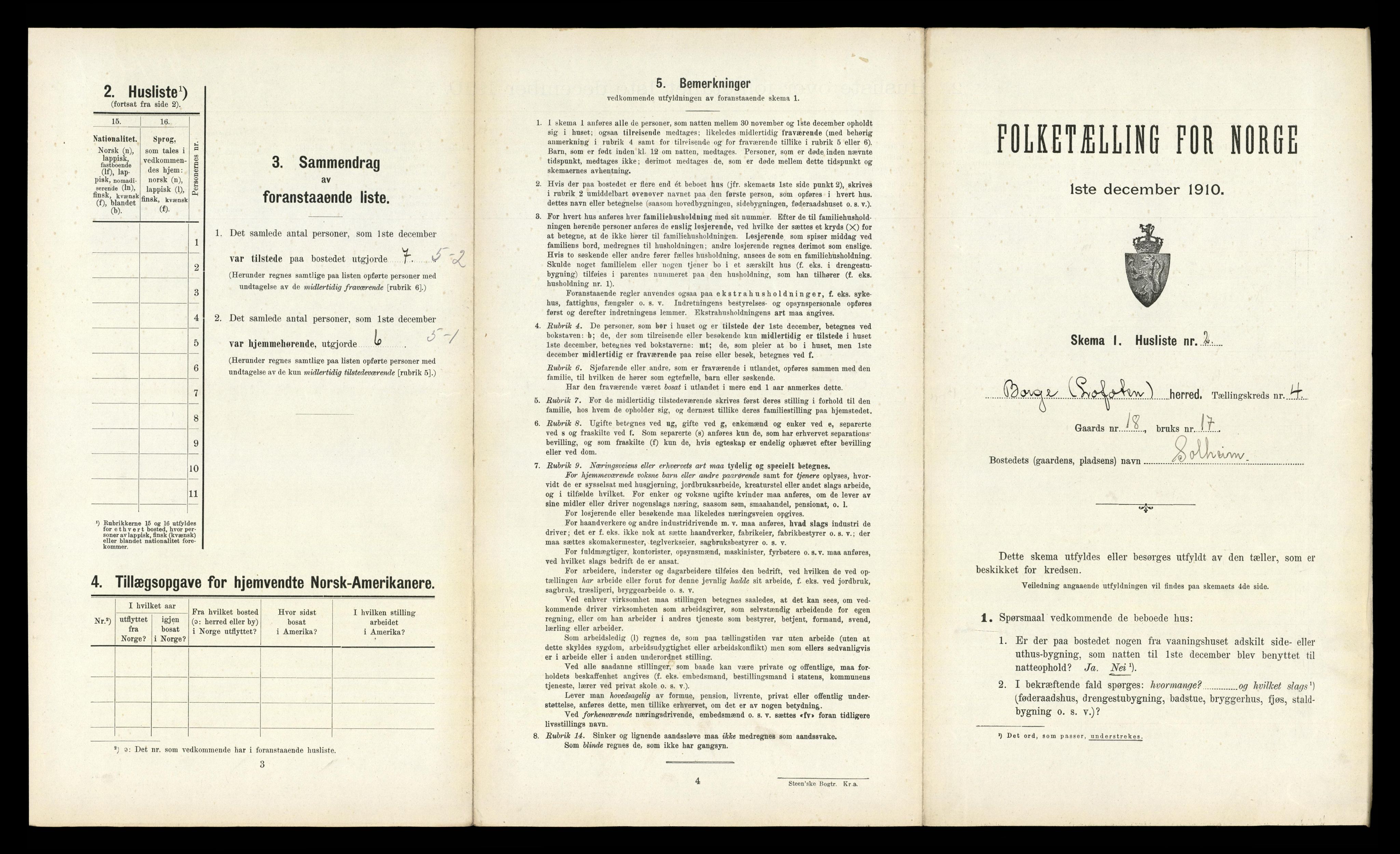 RA, 1910 census for Borge, 1910, p. 359