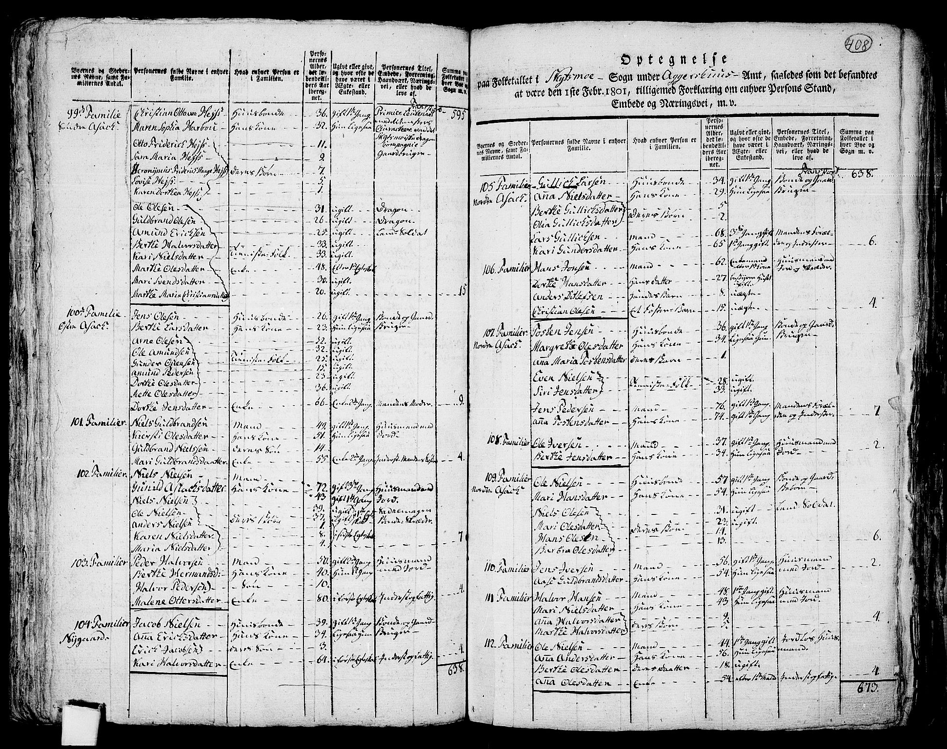 RA, 1801 census for 0231P Skedsmo, 1801, p. 407b-408a