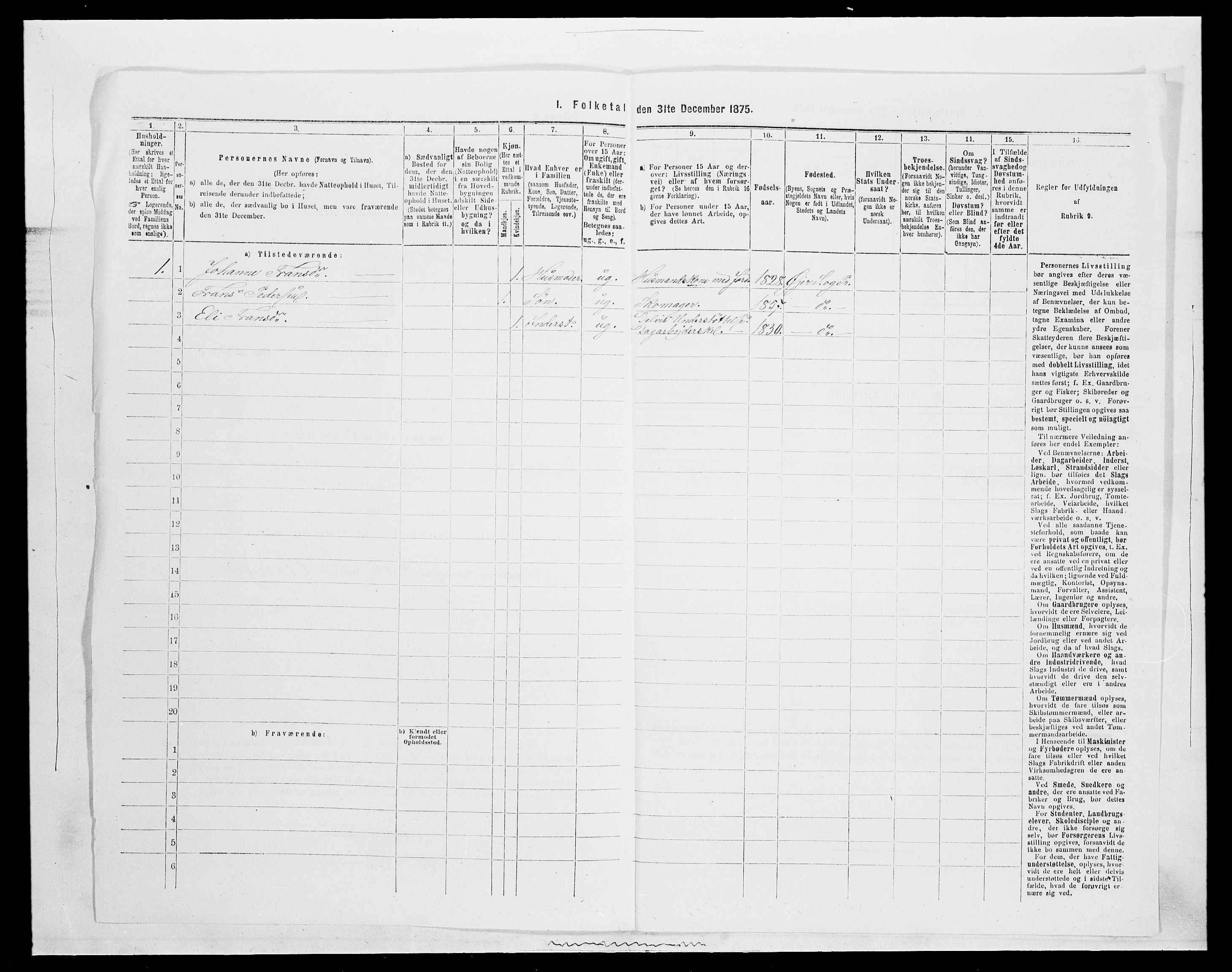 SAH, 1875 census for 0521P Øyer, 1875, p. 716