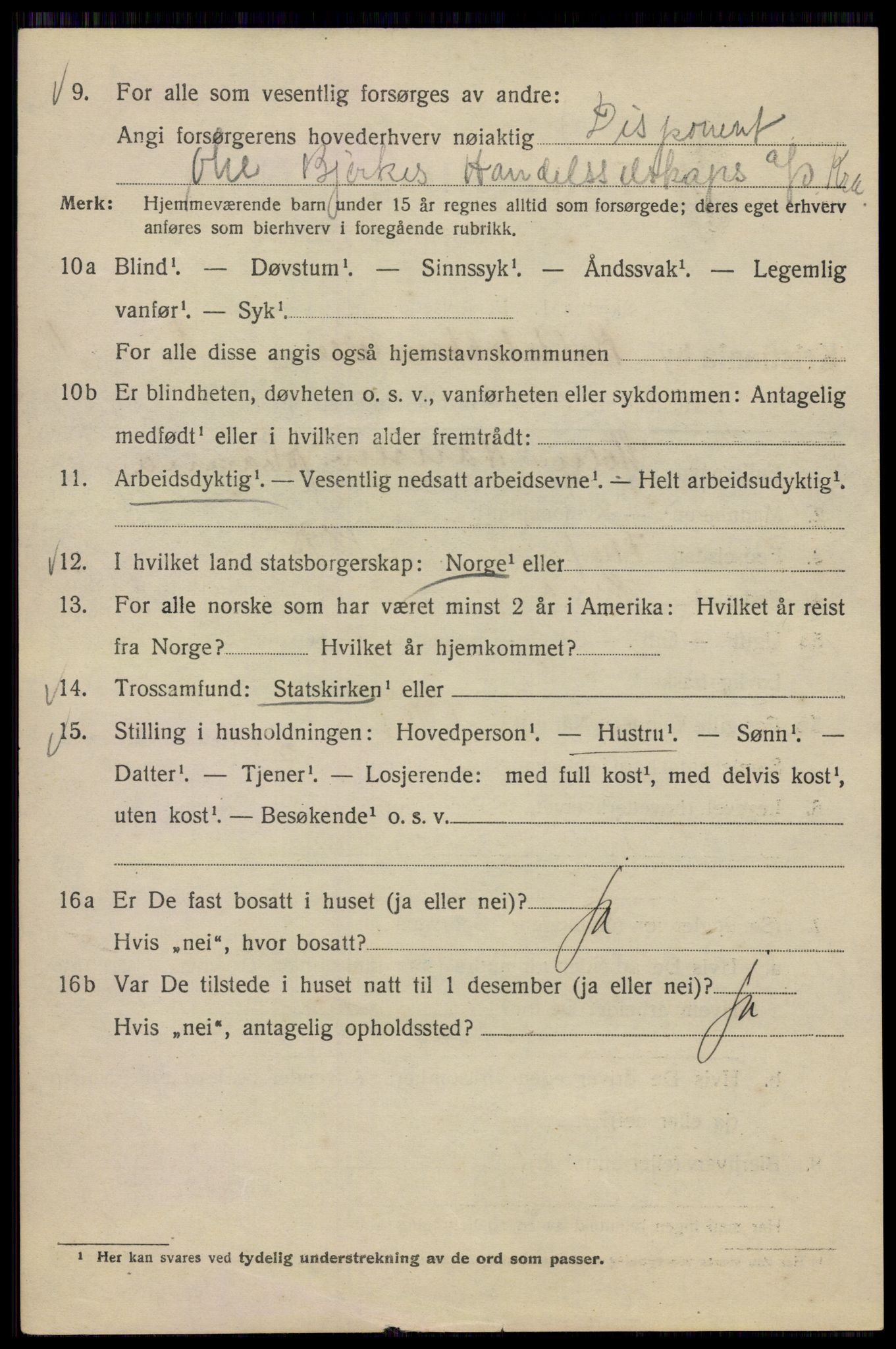 SAO, 1920 census for Kristiania, 1920, p. 167374