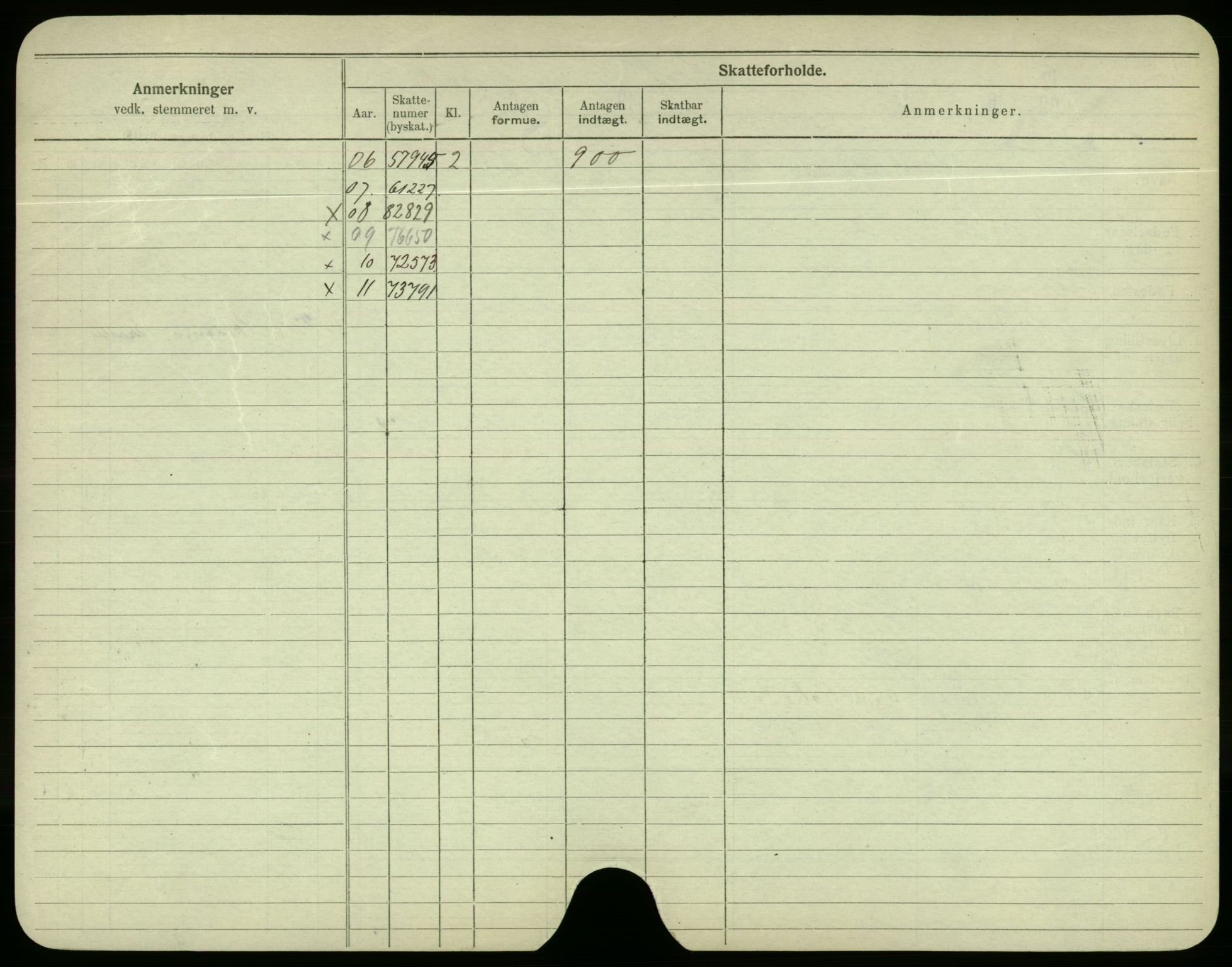 Oslo folkeregister, Registerkort, AV/SAO-A-11715/F/Fa/Fac/L0004: Menn, 1906-1914, p. 108b