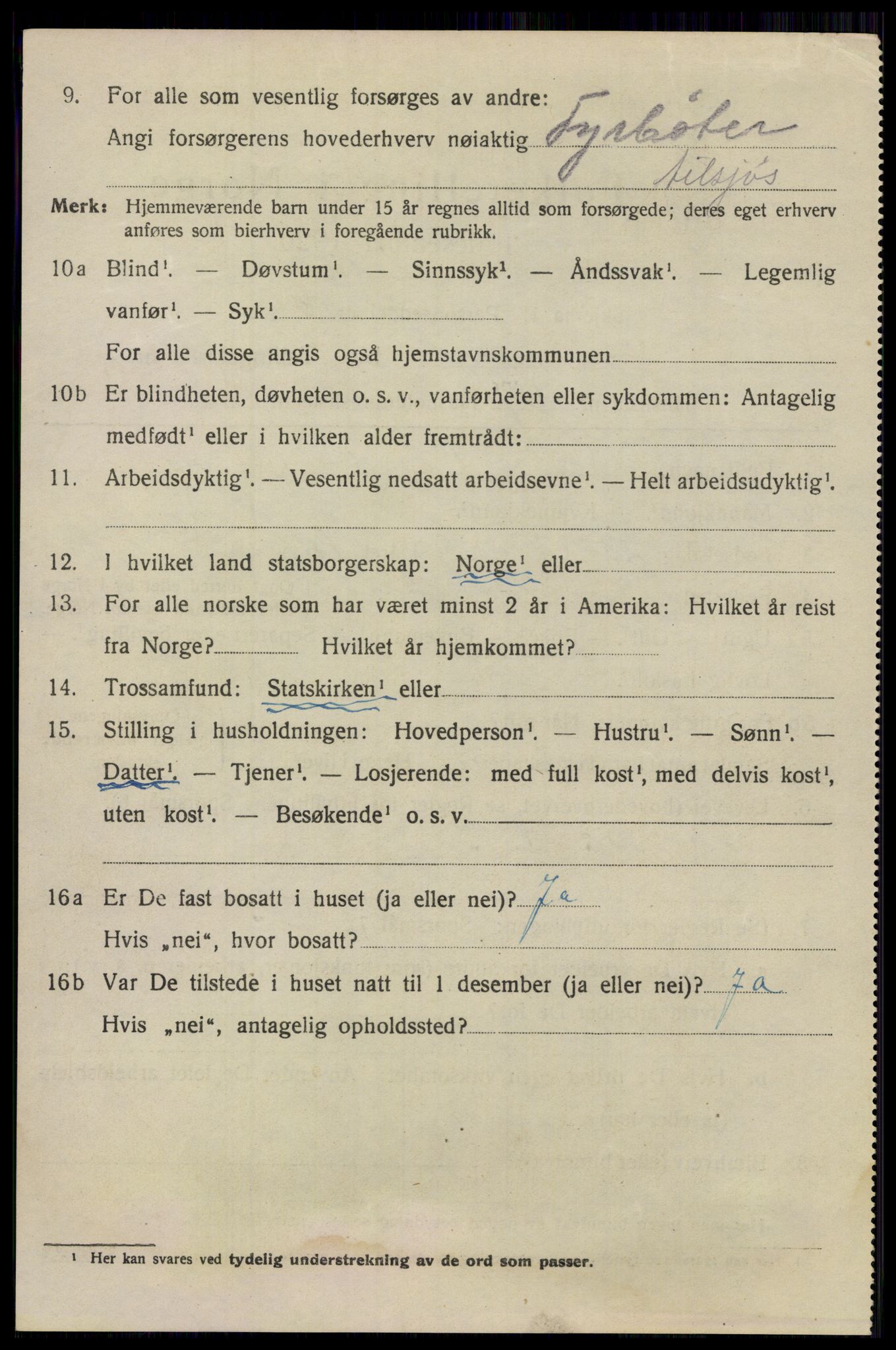 SAO, 1920 census for Sarpsborg, 1920, p. 20311