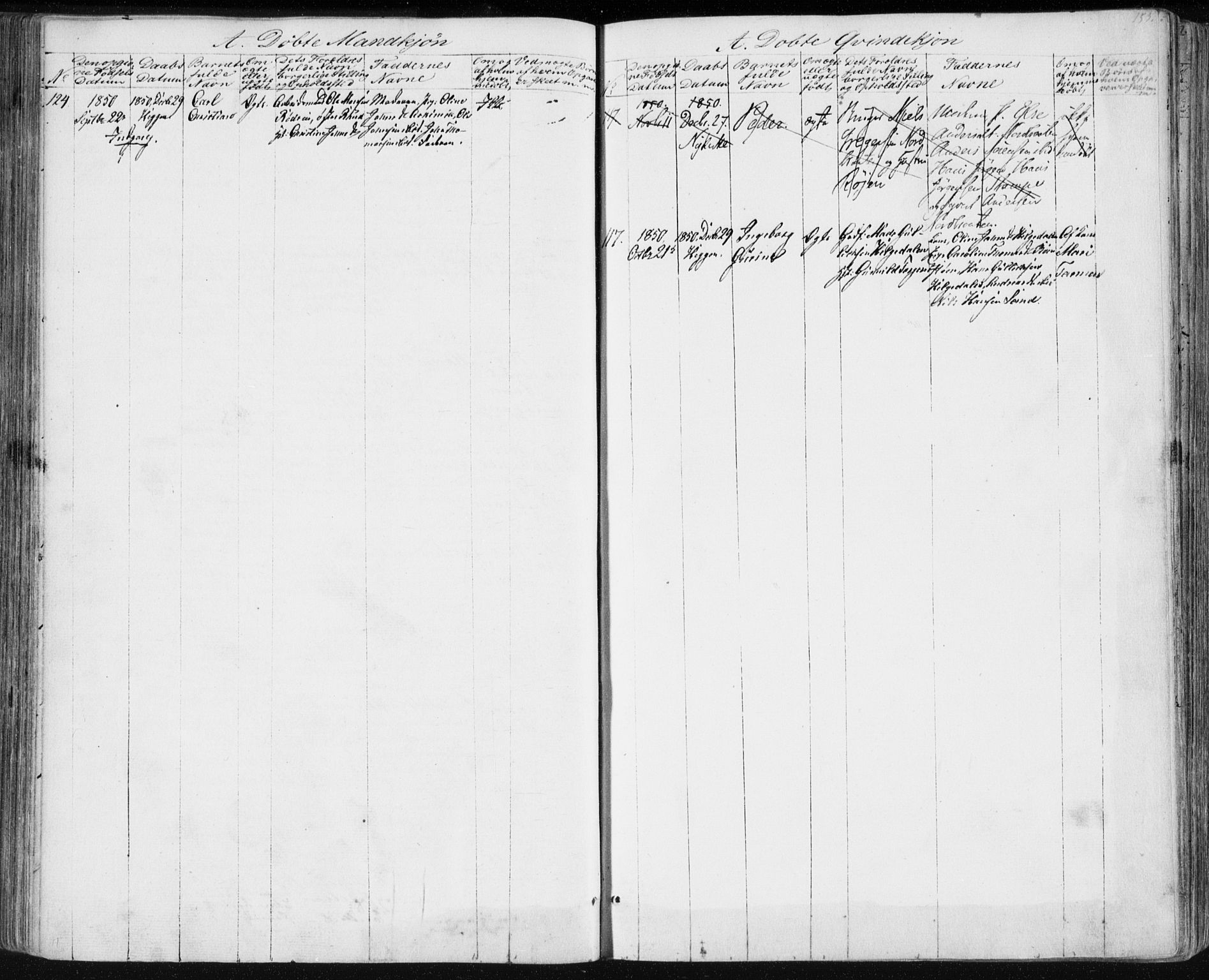 Modum kirkebøker, SAKO/A-234/F/Fa/L0007: Parish register (official) no. 7, 1841-1850, p. 153