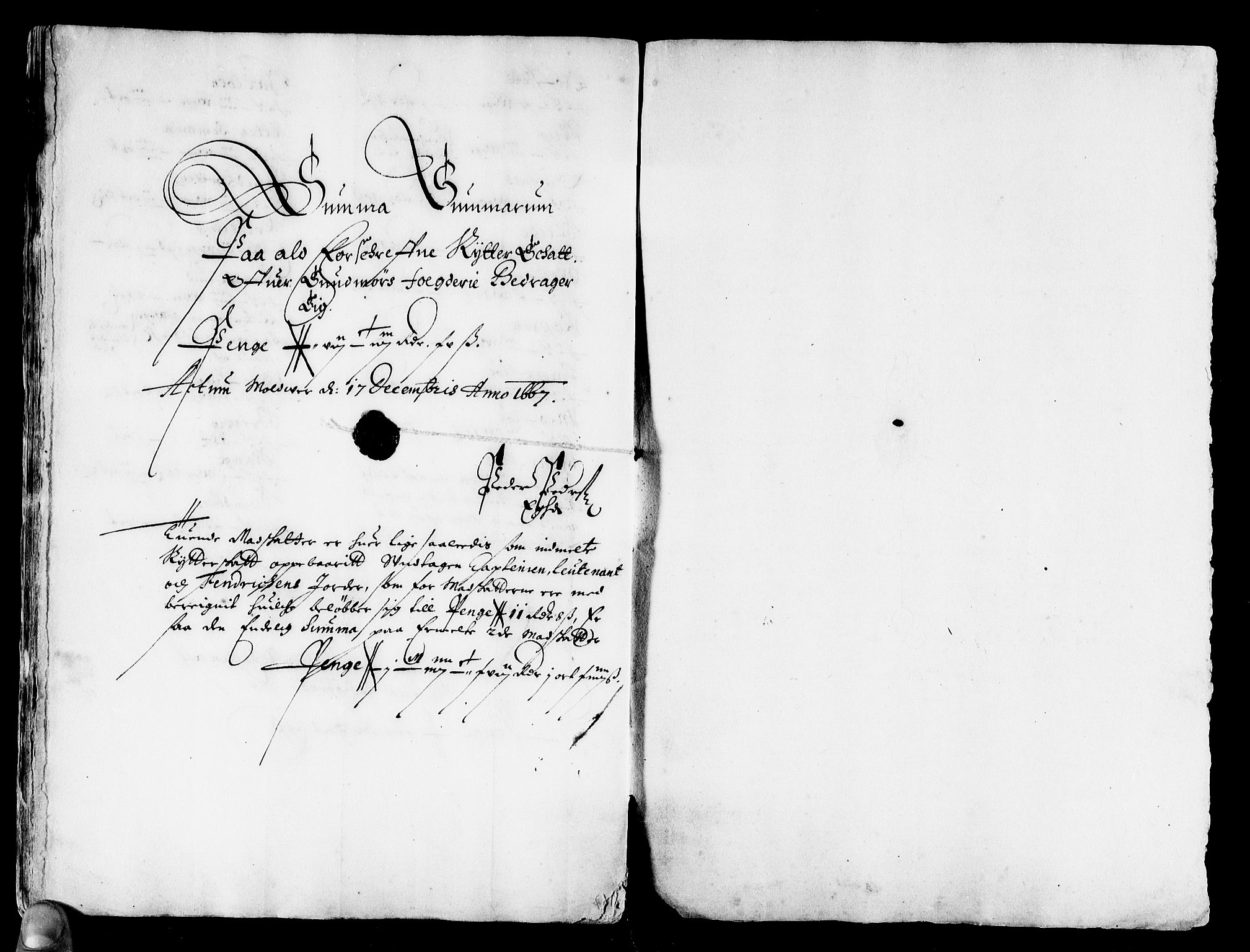 Rentekammeret inntil 1814, Reviderte regnskaper, Stiftamtstueregnskaper, Bergen stiftamt, AV/RA-EA-6043/R/Rc/L0024: Bergen stiftamt, 1667