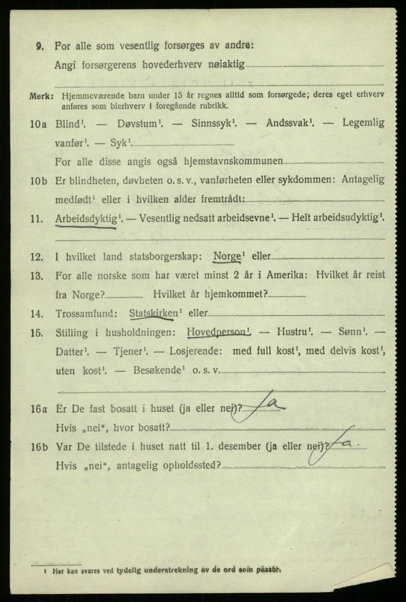 SAB, 1920 census for Fana, 1920, p. 12560