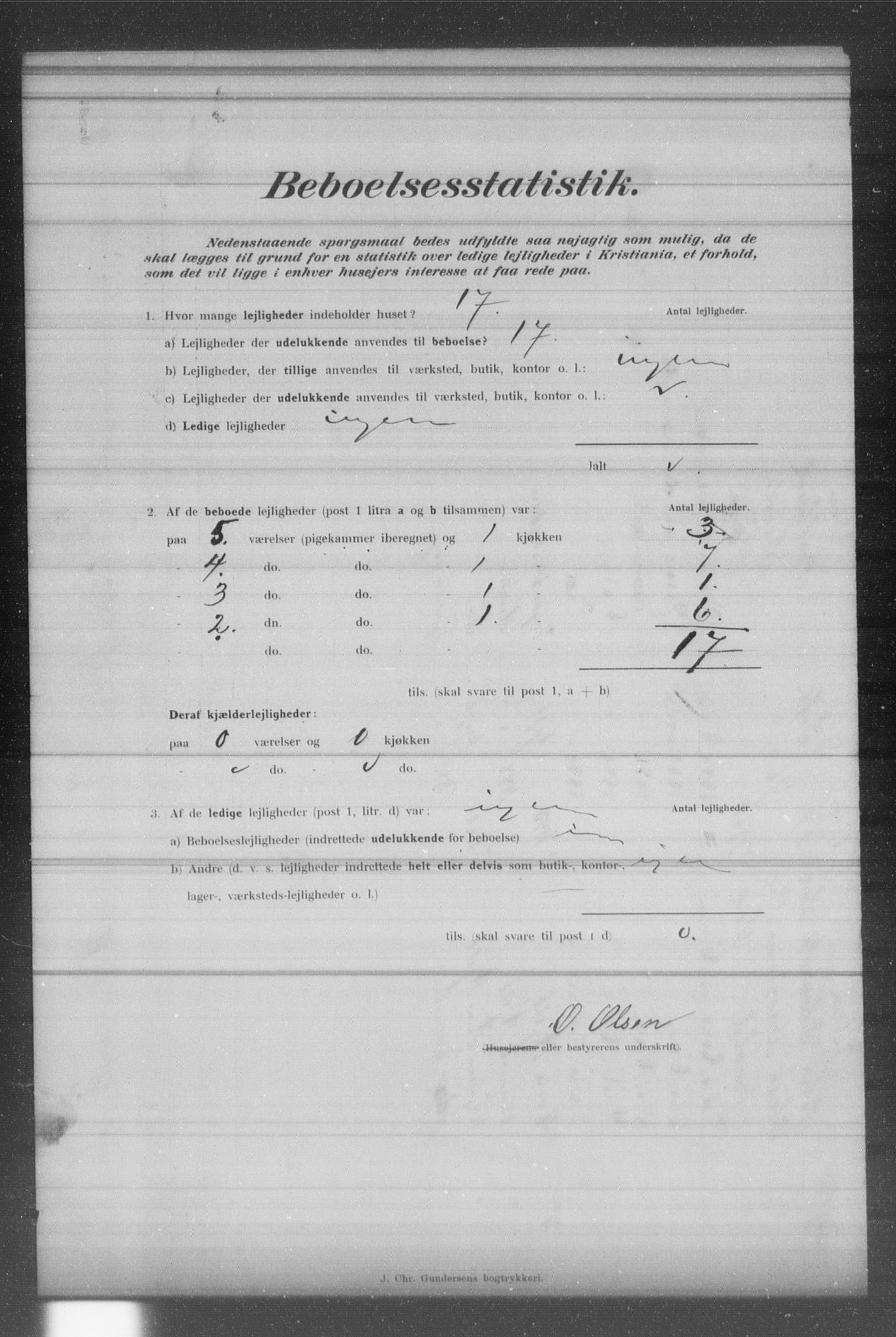 OBA, Municipal Census 1902 for Kristiania, 1902, p. 2514