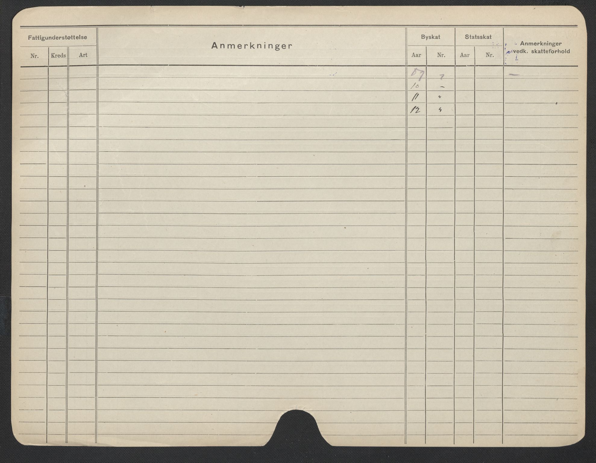 Oslo folkeregister, Registerkort, AV/SAO-A-11715/F/Fa/Fac/L0019: Kvinner, 1906-1914, p. 893b