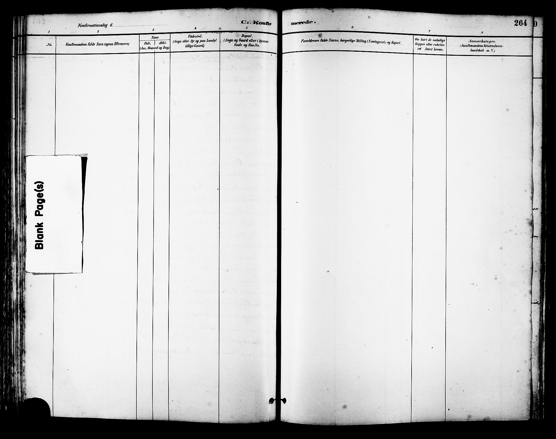 Ministerialprotokoller, klokkerbøker og fødselsregistre - Møre og Romsdal, AV/SAT-A-1454/509/L0112: Parish register (copy) no. 509C02, 1883-1922, p. 264