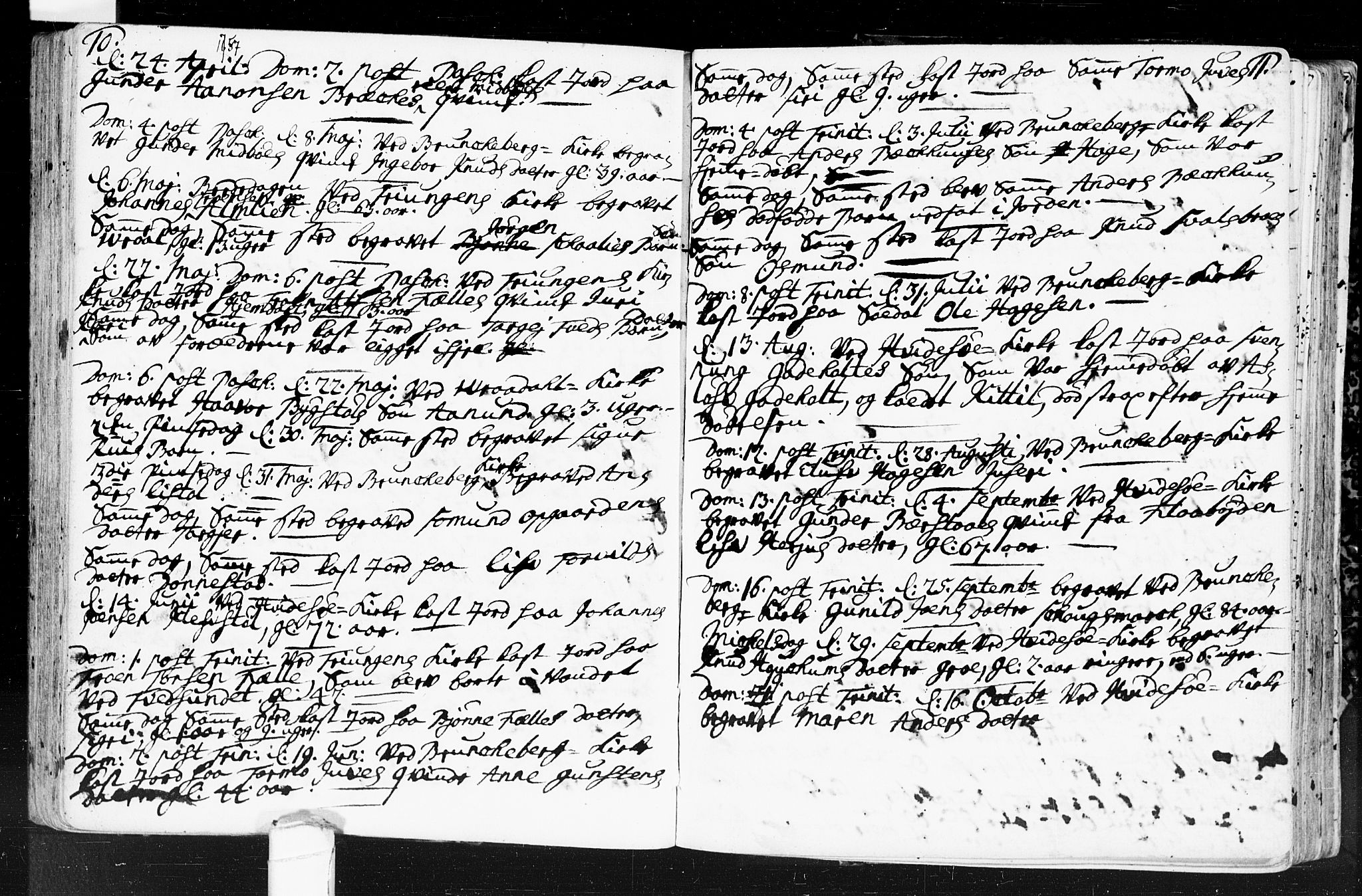 Kviteseid kirkebøker, SAKO/A-276/F/Fa/L0001: Parish register (official) no. I 1, 1754-1773, p. 10-11