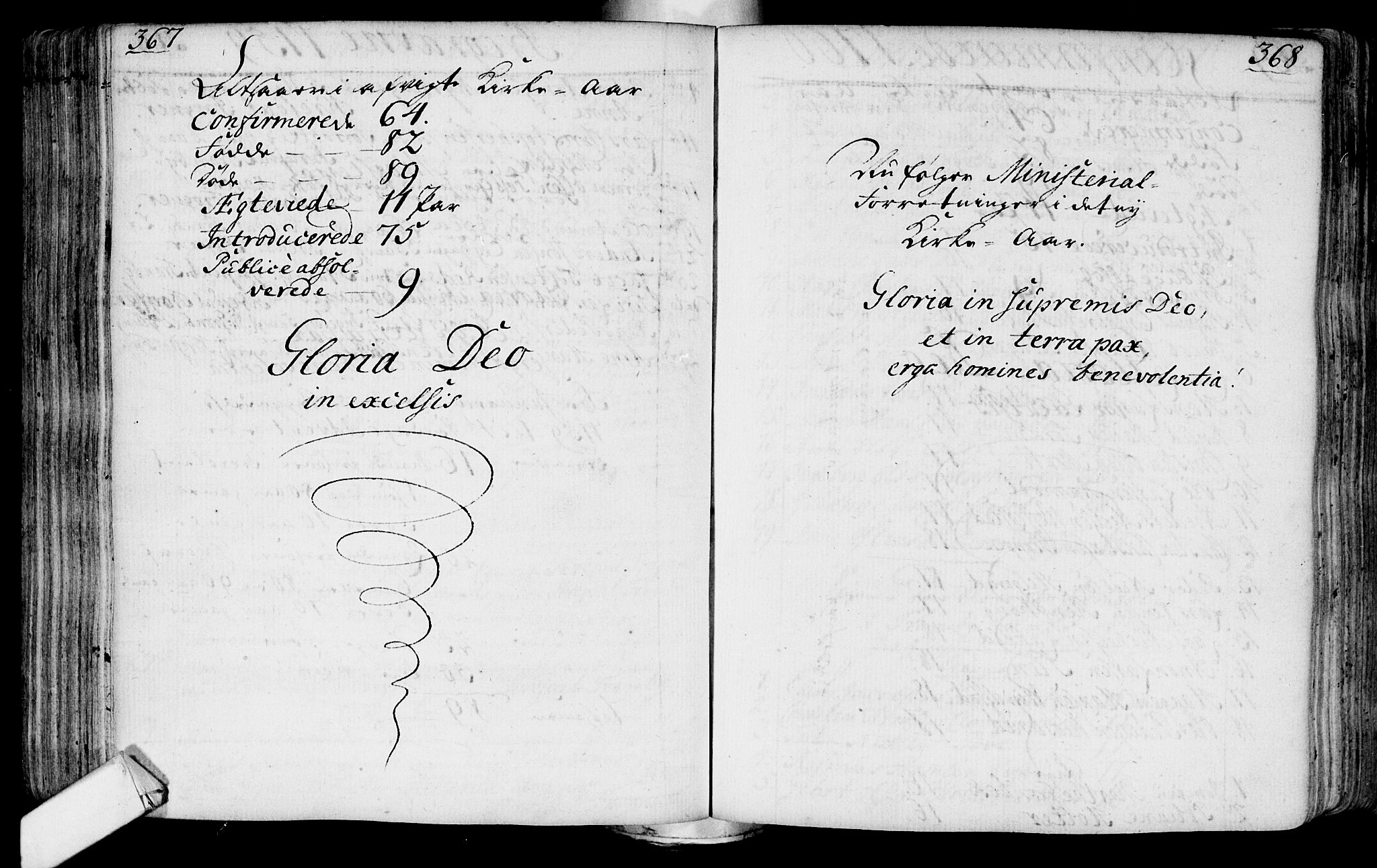 Lier kirkebøker, AV/SAKO-A-230/F/Fa/L0004: Parish register (official) no. I 4, 1749-1764, p. 367-368