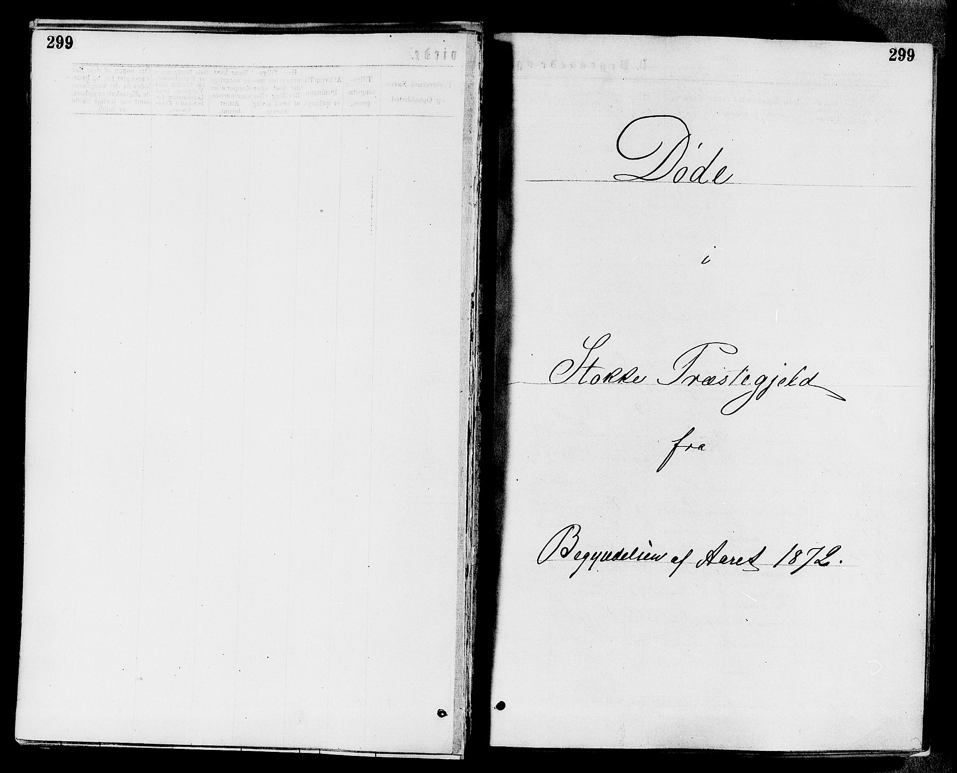 Stokke kirkebøker, AV/SAKO-A-320/F/Fa/L0009: Parish register (official) no. I 9, 1872-1883, p. 299