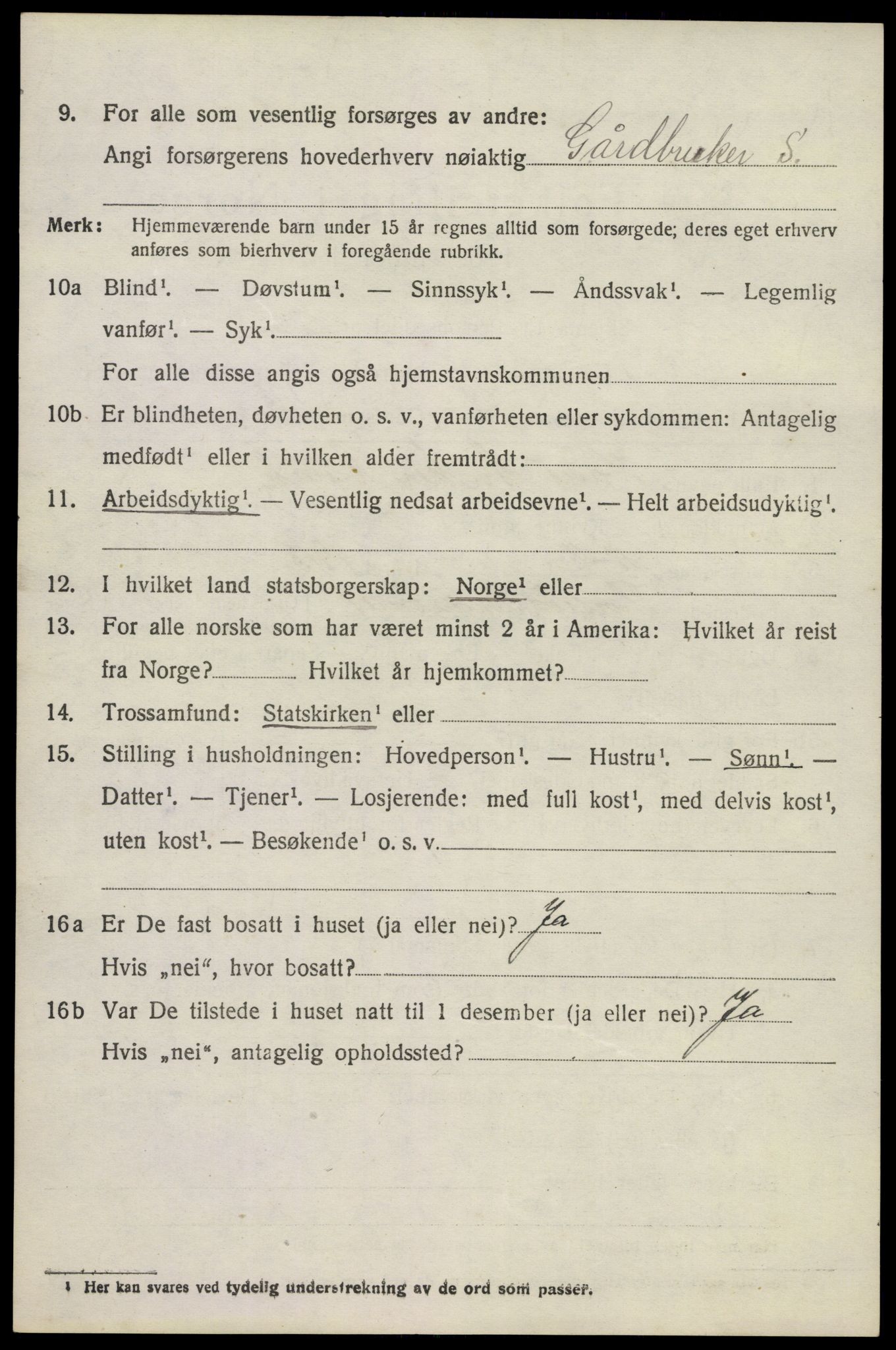 SAKO, 1920 census for Brunlanes, 1920, p. 4486