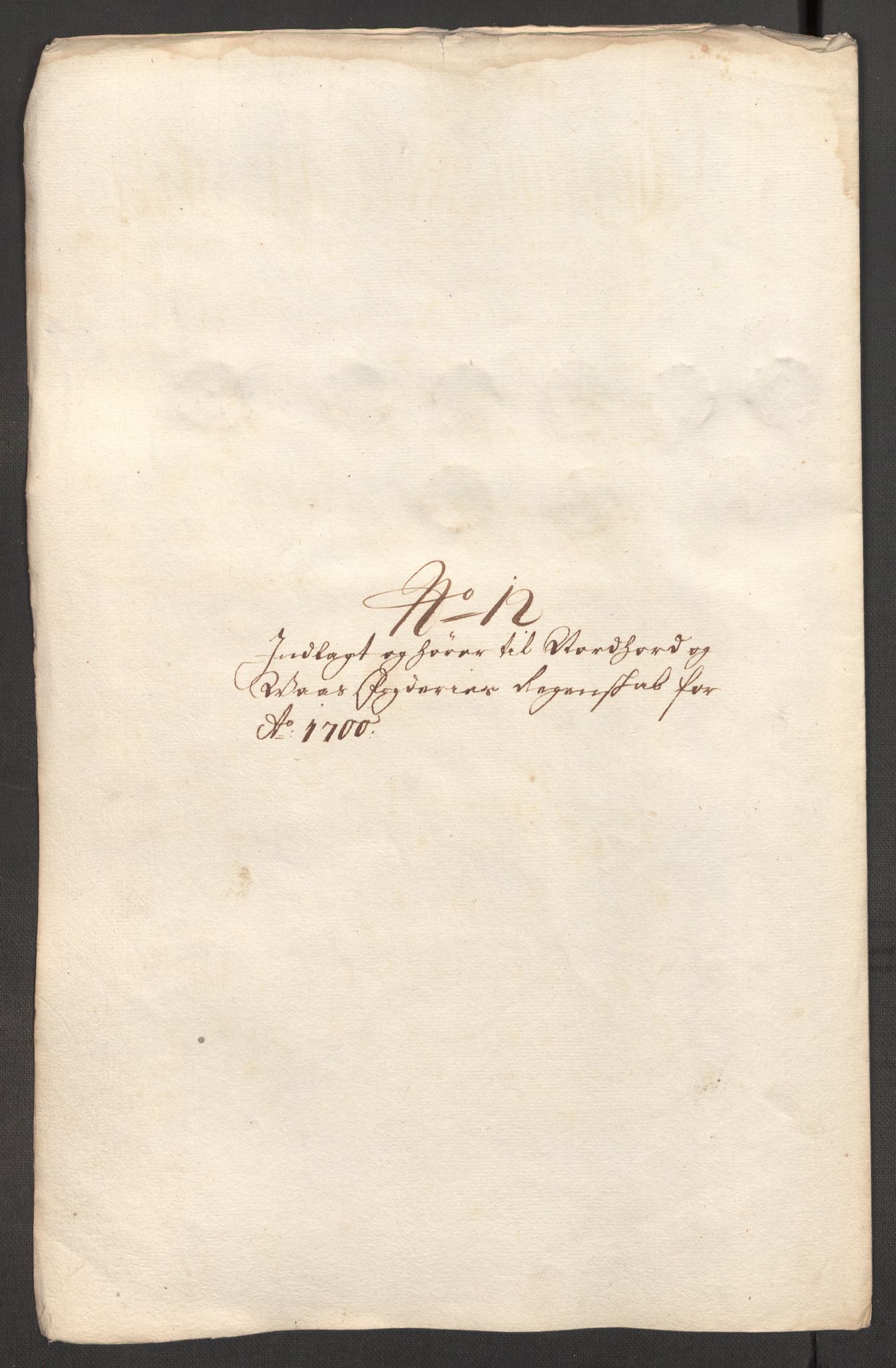 Rentekammeret inntil 1814, Reviderte regnskaper, Fogderegnskap, RA/EA-4092/R51/L3185: Fogderegnskap Nordhordland og Voss, 1700-1701, p. 172