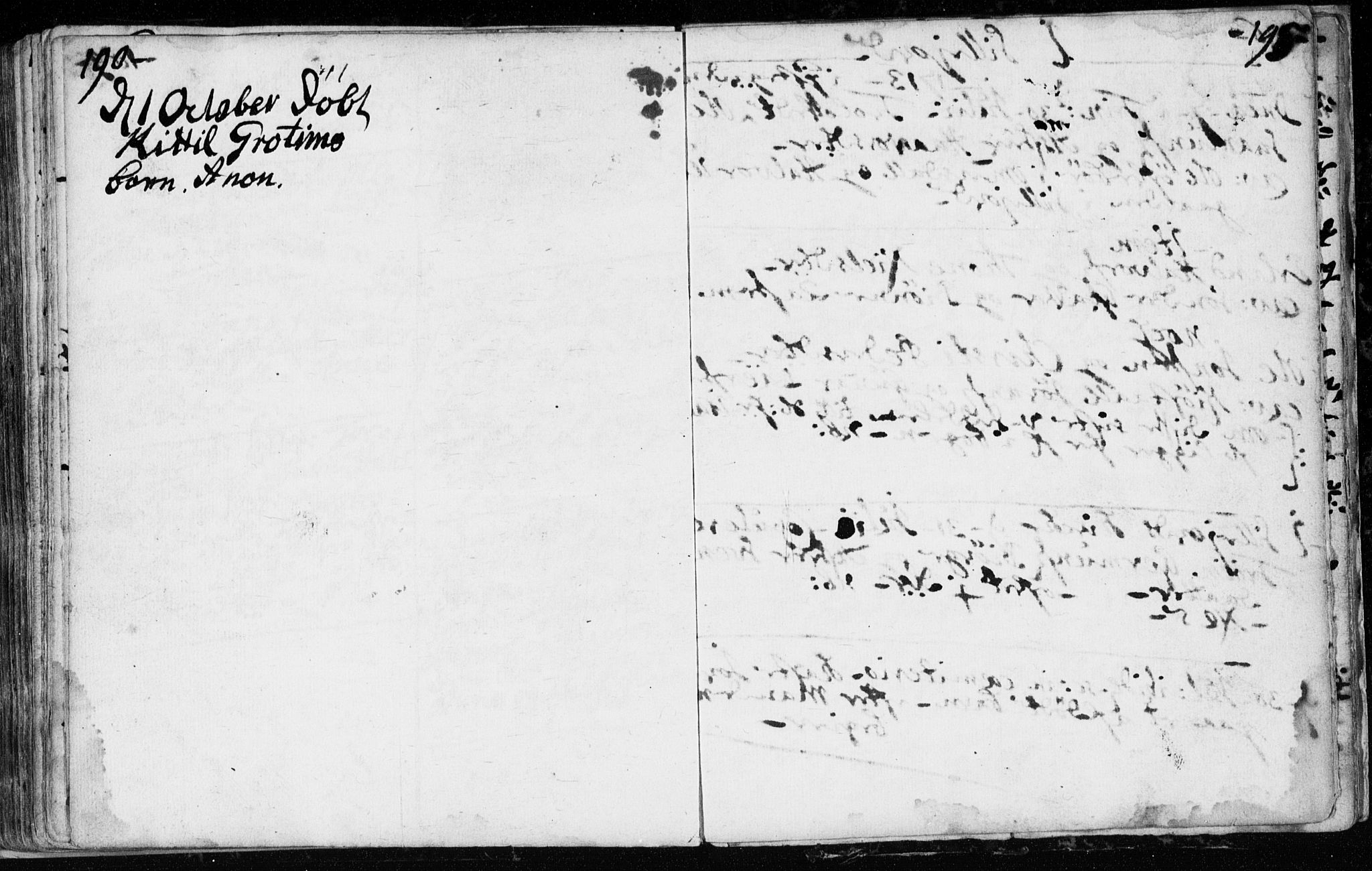 Hjartdal kirkebøker, AV/SAKO-A-270/F/Fa/L0001: Parish register (official) no. I 1, 1685-1714, p. 190-191