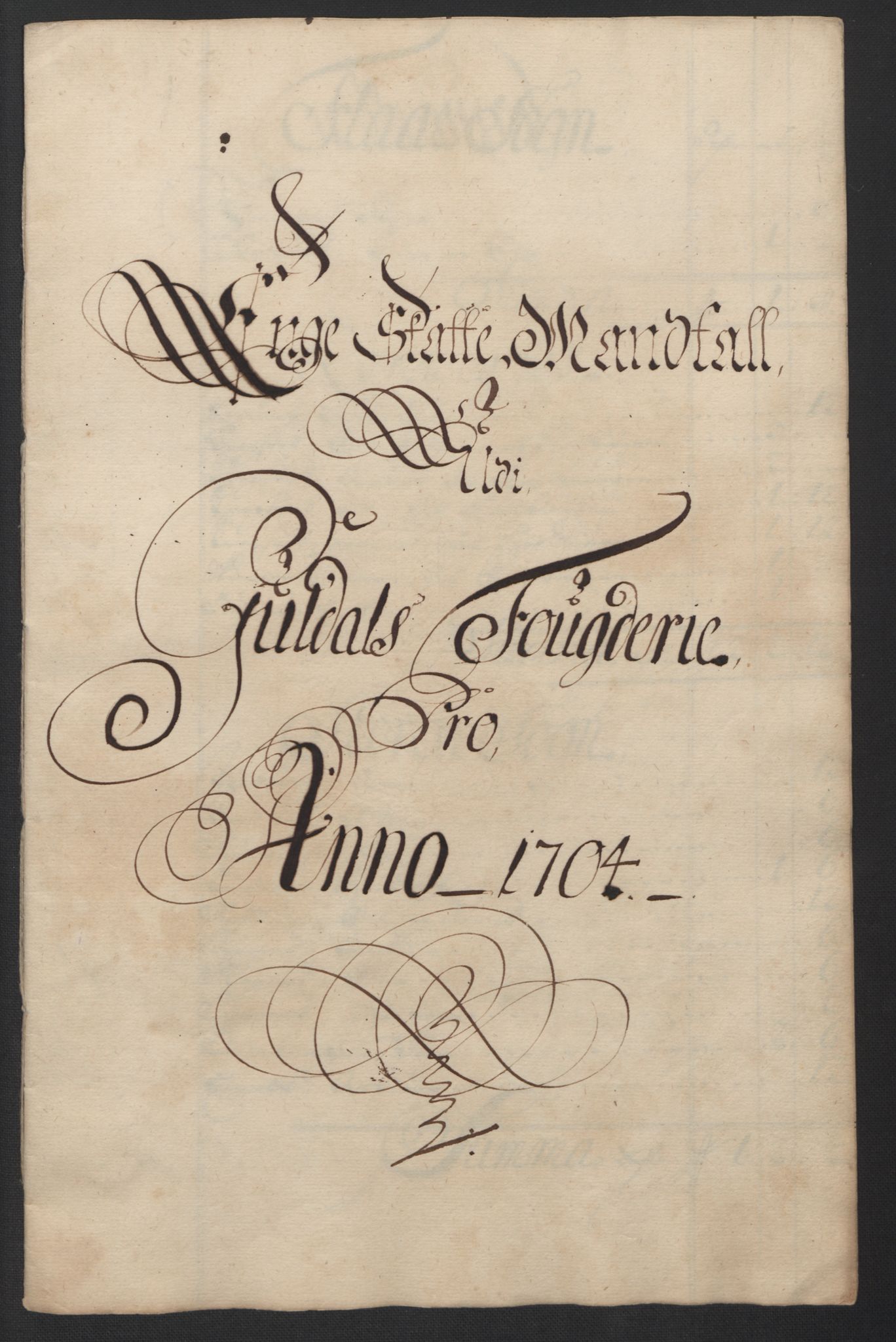 Rentekammeret inntil 1814, Reviderte regnskaper, Fogderegnskap, RA/EA-4092/R60/L3954: Fogderegnskap Orkdal og Gauldal, 1704, p. 349