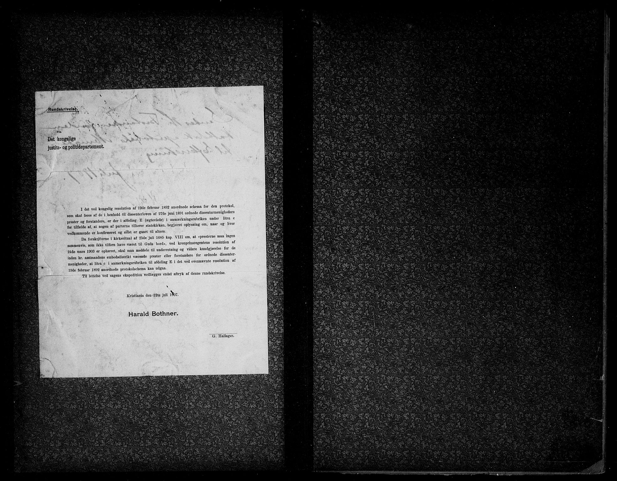 Den katolsk apostoliske menighet i Oslo , AV/SAO-PAO-0214/F/Fa/L0002: Dissenter register no. 2, 1892-1937