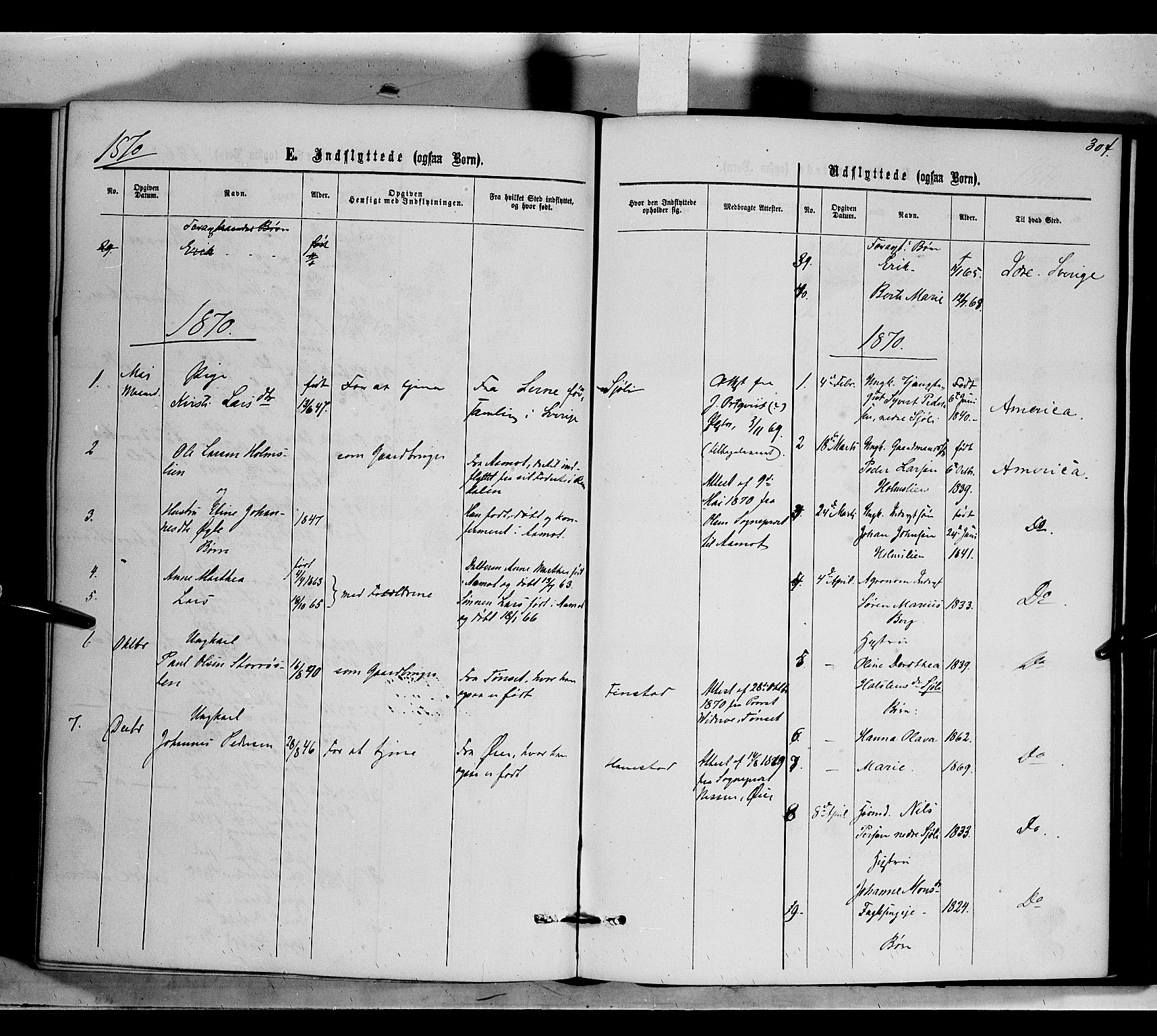 Rendalen prestekontor, SAH/PREST-054/H/Ha/Haa/L0006: Parish register (official) no. 6, 1867-1877, p. 304