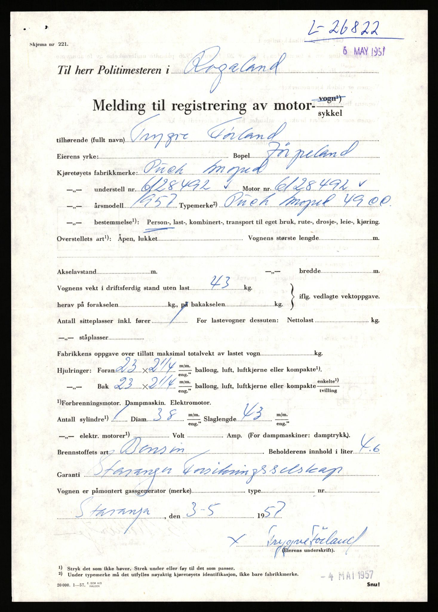 Stavanger trafikkstasjon, AV/SAST-A-101942/0/F/L0044: L-26300 - L-26999, 1930-1971, p. 1473