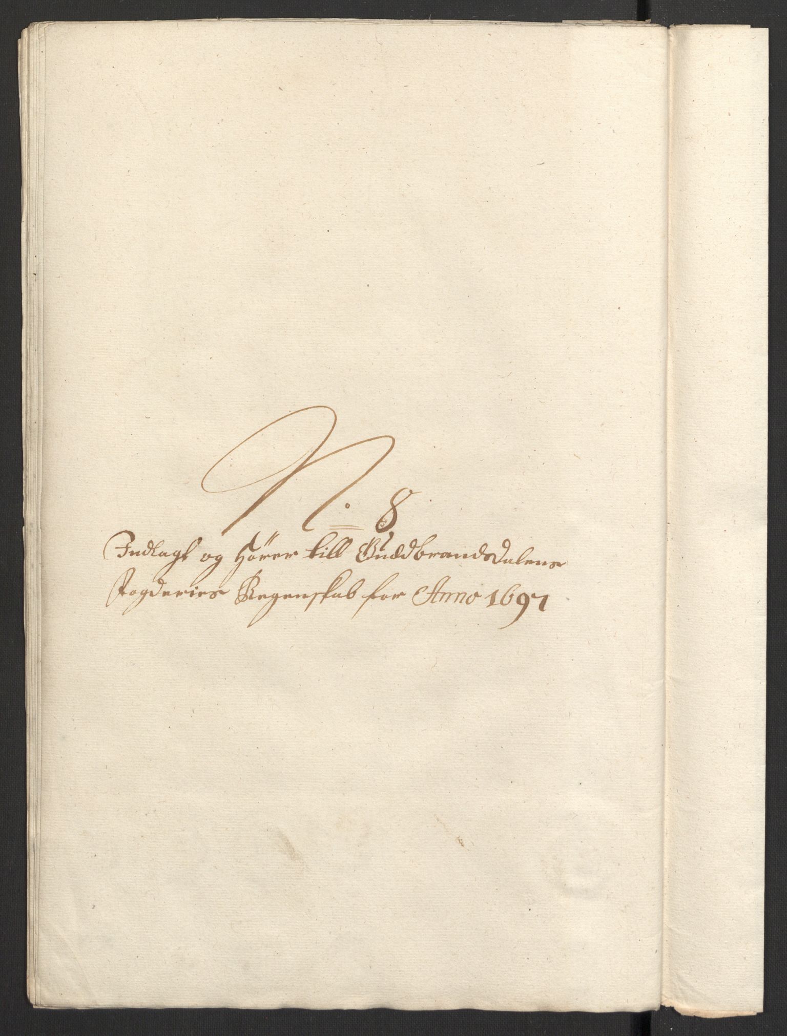 Rentekammeret inntil 1814, Reviderte regnskaper, Fogderegnskap, RA/EA-4092/R17/L1170: Fogderegnskap Gudbrandsdal, 1696-1697, p. 291