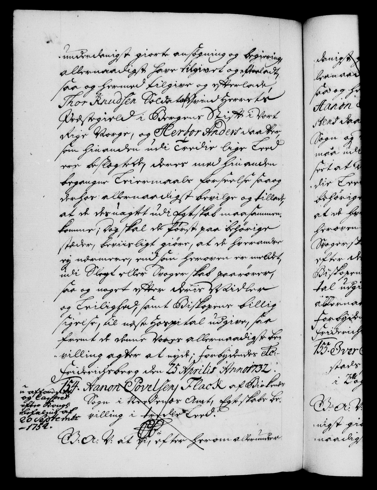 Danske Kanselli 1572-1799, AV/RA-EA-3023/F/Fc/Fca/Fcaa/L0027: Norske registre, 1730-1732, p. 515b