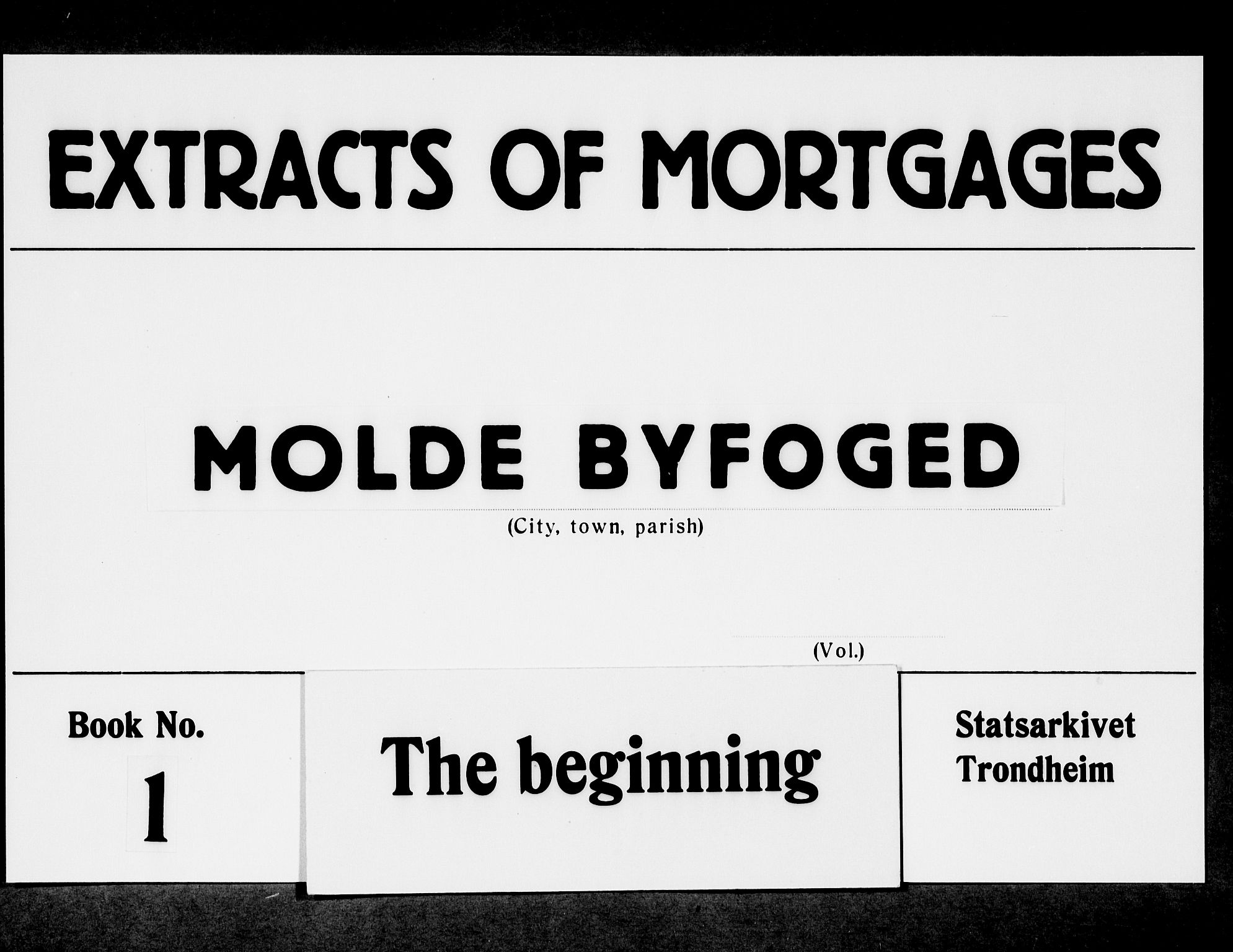 Molde byfogd, SAT/A-0025/2/2A/L0001: Mortgage register no. 1, 1790-1823