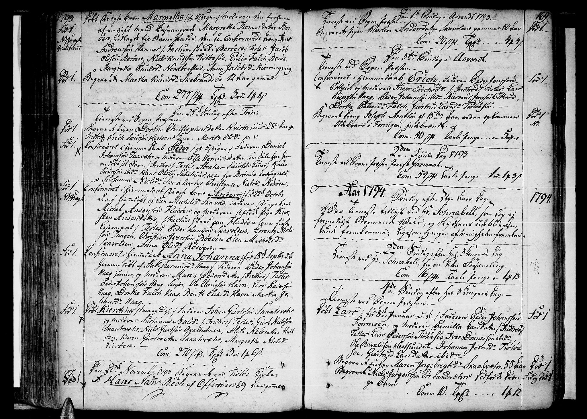 Ministerialprotokoller, klokkerbøker og fødselsregistre - Nordland, SAT/A-1459/830/L0440: Parish register (official) no. 830A07 /2, 1776-1800, p. 169