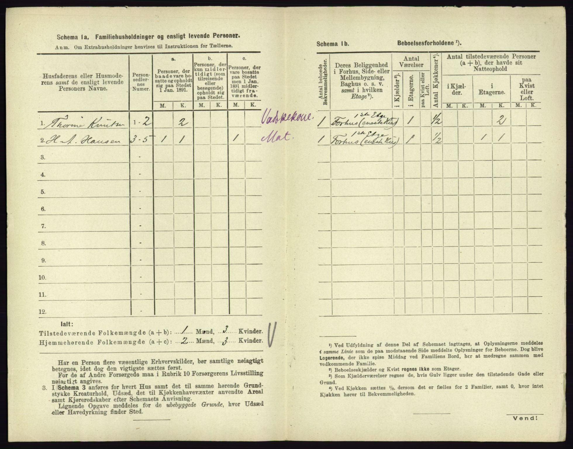 RA, 1891 census for 0705 Tønsberg, 1891, p. 975