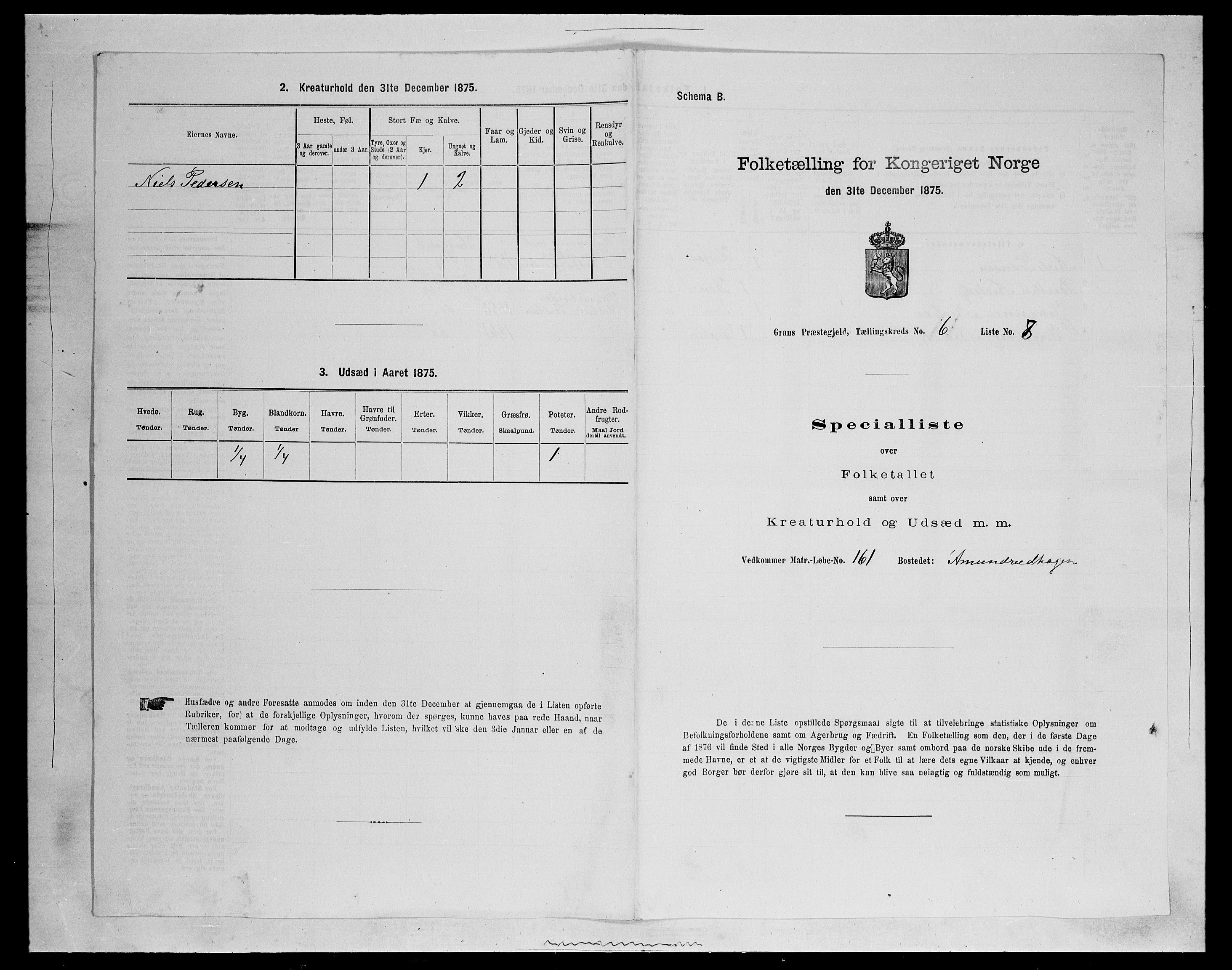 SAH, 1875 census for 0534P Gran, 1875, p. 1035